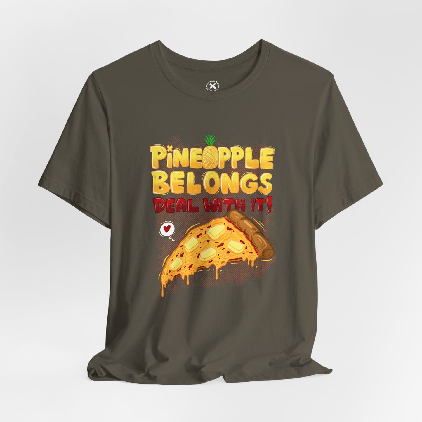 Pineapple Pizza Lovers | Unisex Shirt | Streetwear | Cartoon Graphic Tee | Funny Gift