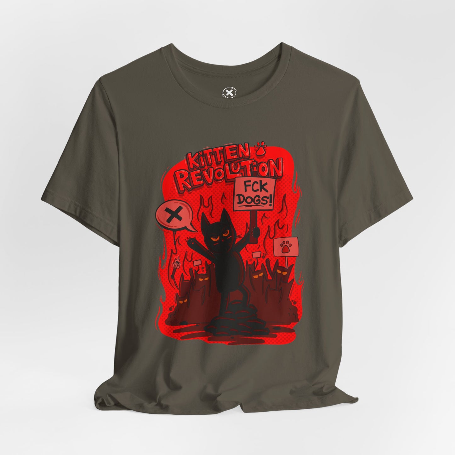 Kitten Revolution | Unisex Shirt | Streetwear | Cartoon Graphic Tee | Funny Gift