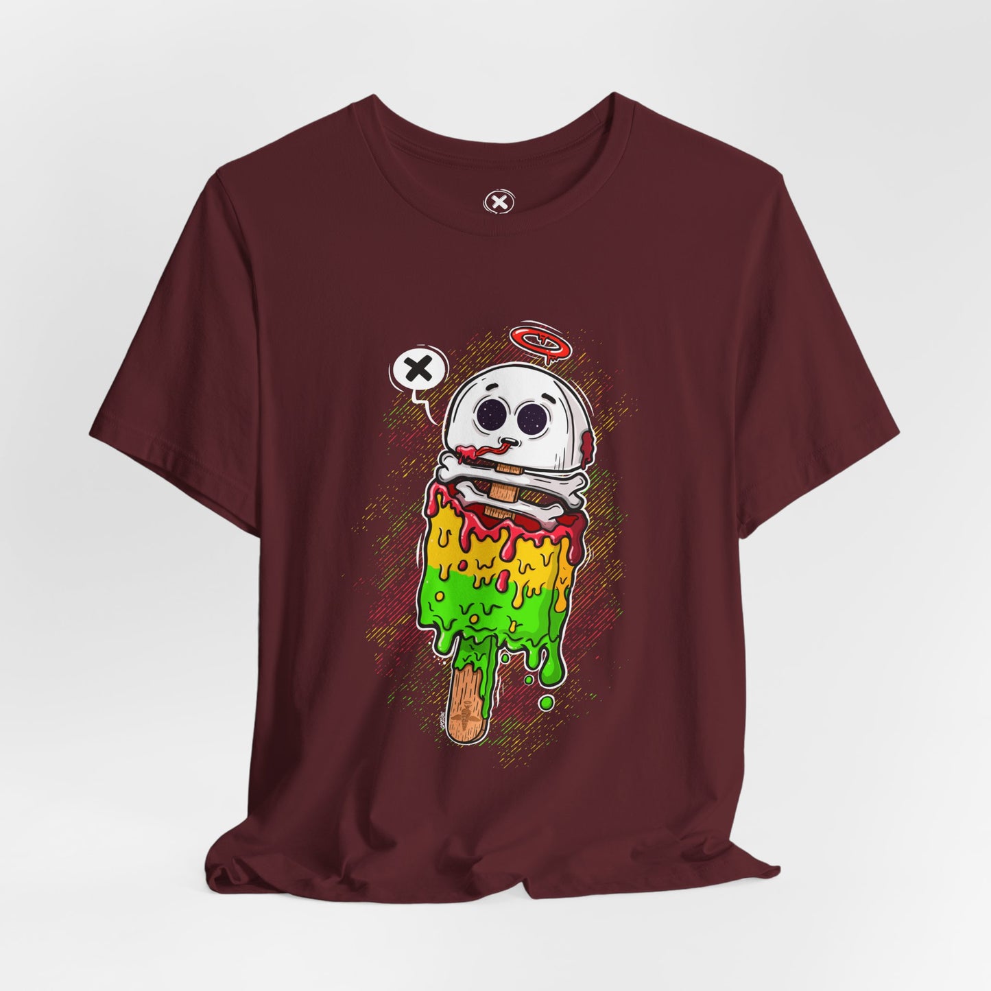 Melting Skull Popsicle | Unisex Shirt | Streetwear | Cartoon Graphic Tee | Funny Gift