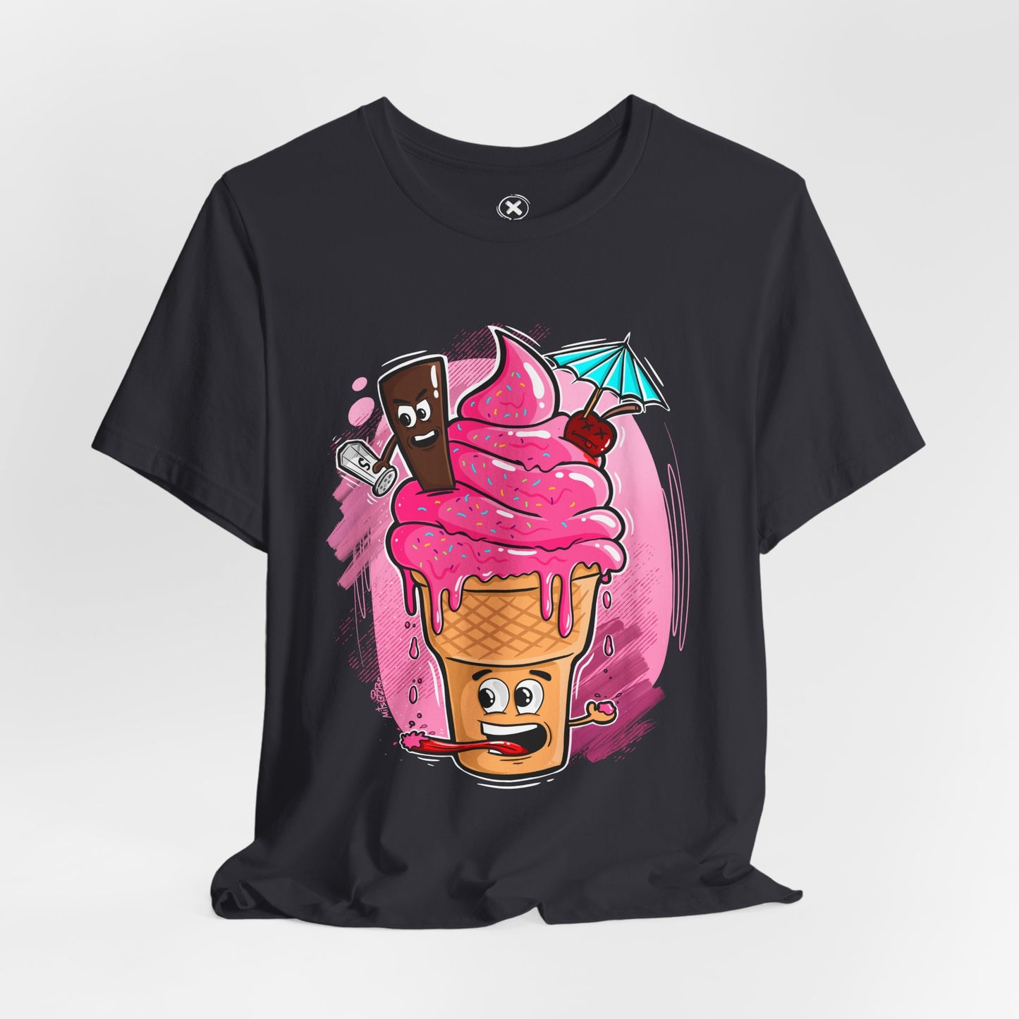 Ice Cream Chaos | Funny Dessert Shirt | Cartoon Food Tee | Gift for Friends