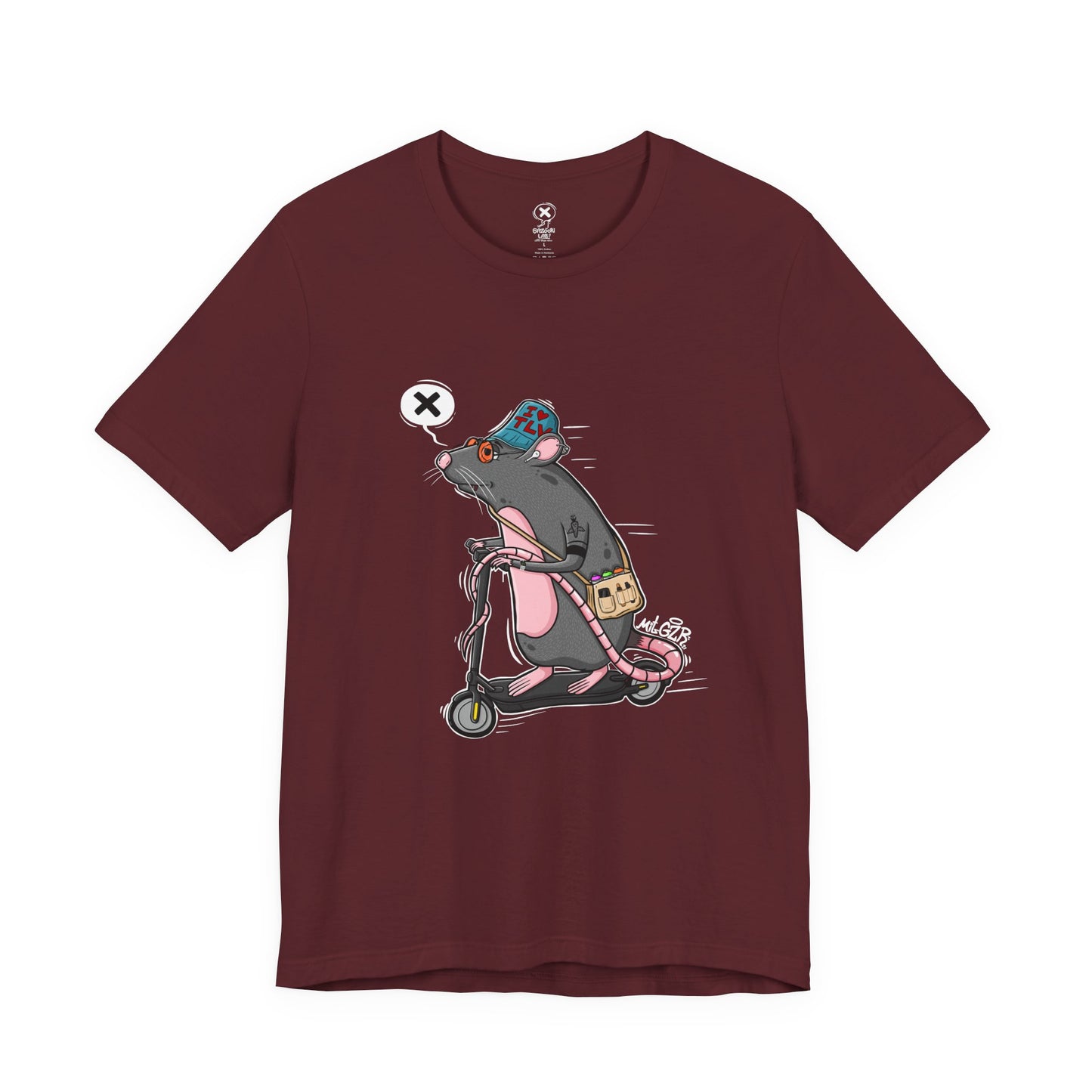 TLV Street Rat | Unisex Shirt | Streetwear | Cartoon Graphic Tee | Funny Gift