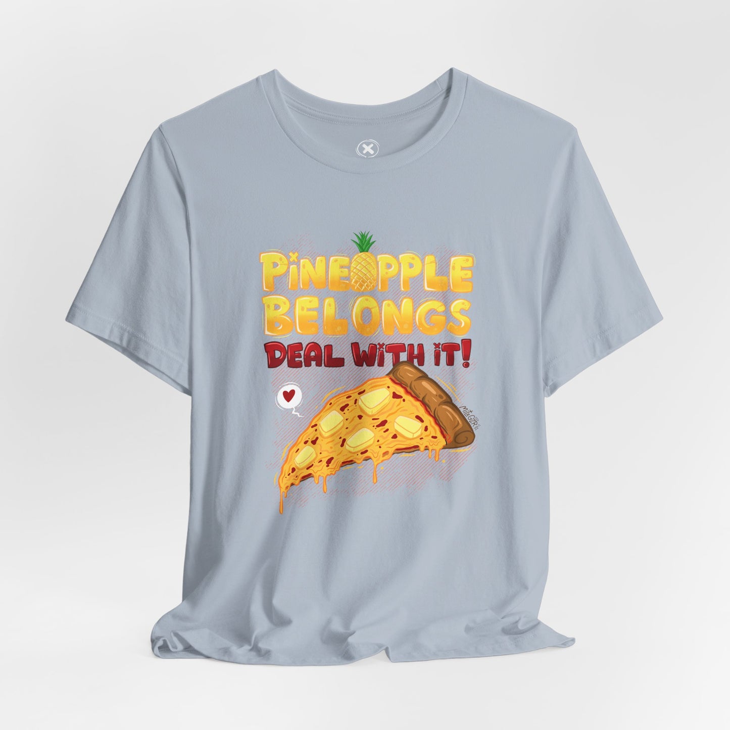 Pineapple Pizza Lovers | Unisex Shirt | Streetwear | Cartoon Graphic Tee | Funny Gift