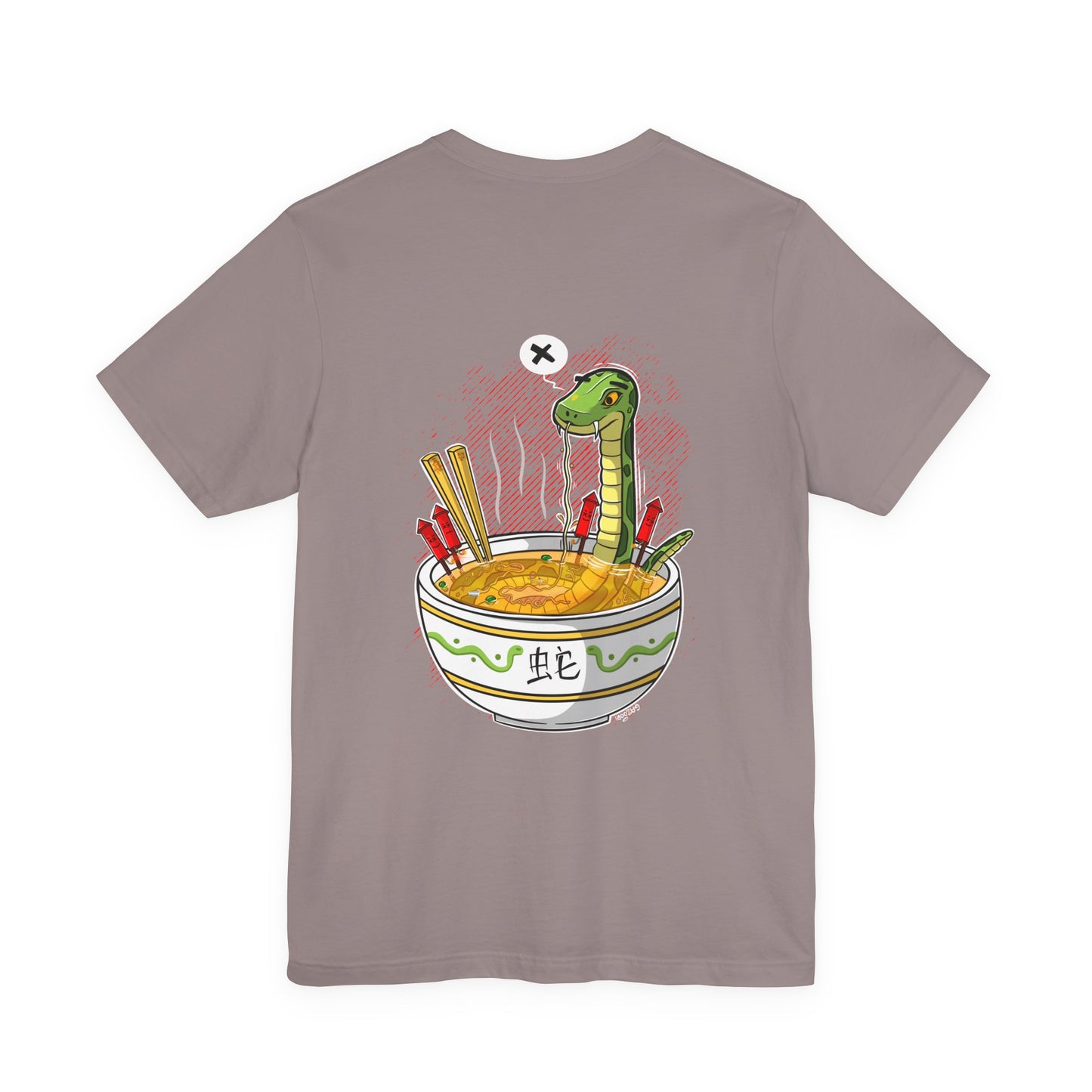 Ramen Snake | Unisex Shirt | Streetwear | Cartoon Graphic Tee | Funny Gift