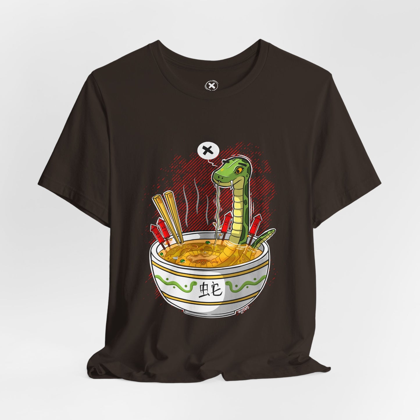 Ramen Snake | Unisex Shirt | Streetwear | Cartoon Graphic Tee | Funny Gift