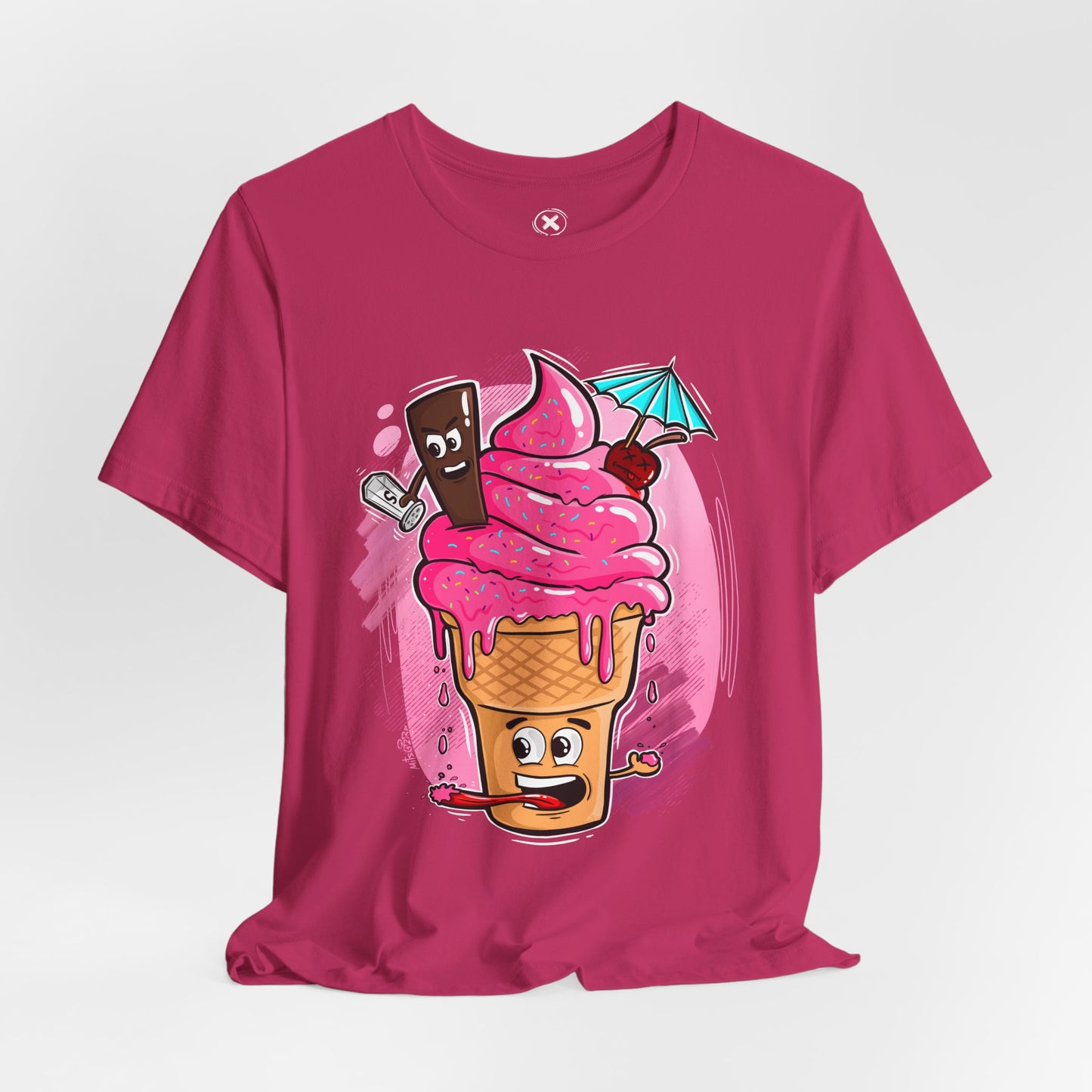 Ice Cream Chaos | Funny Dessert Shirt | Cartoon Food Tee | Gift for Friends