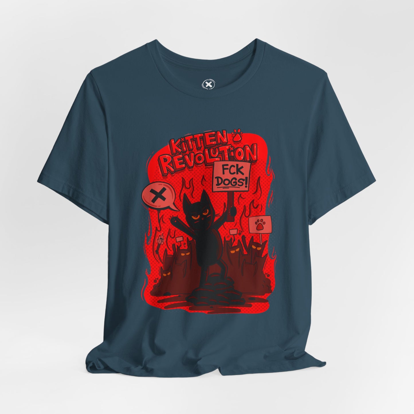 Kitten Revolution | Unisex Shirt | Streetwear | Cartoon Graphic Tee | Funny Gift