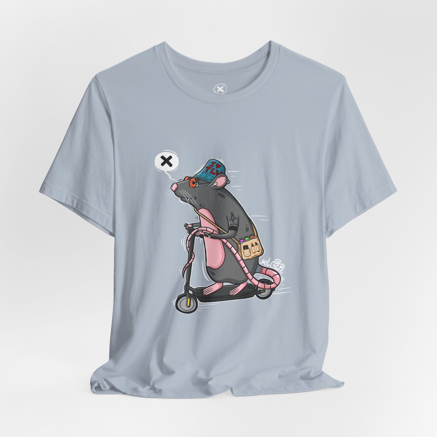 TLV Street Rat | Unisex Shirt | Streetwear | Cartoon Graphic Tee | Funny Gift