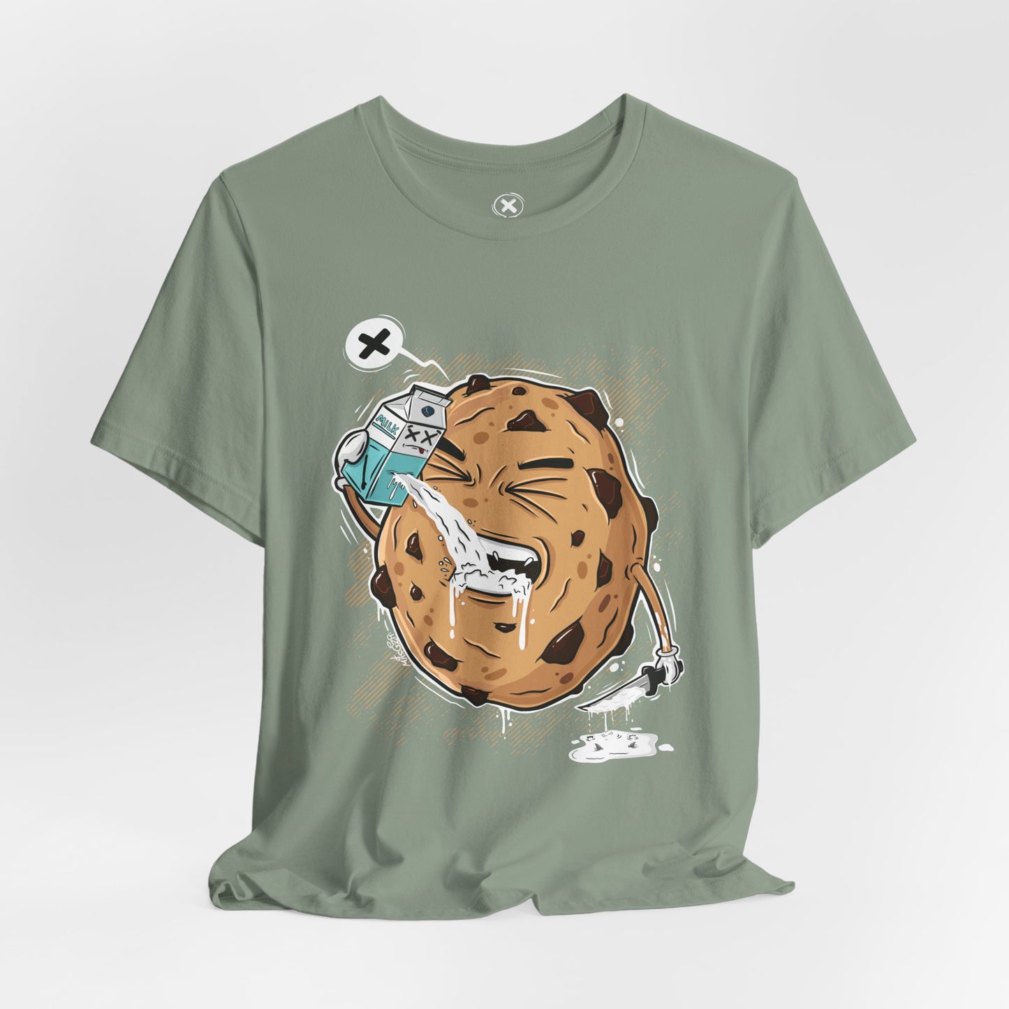 Milk & Cookie Chaos | Unisex Shirt | Streetwear | Cartoon Graphic Tee | Funny Gift