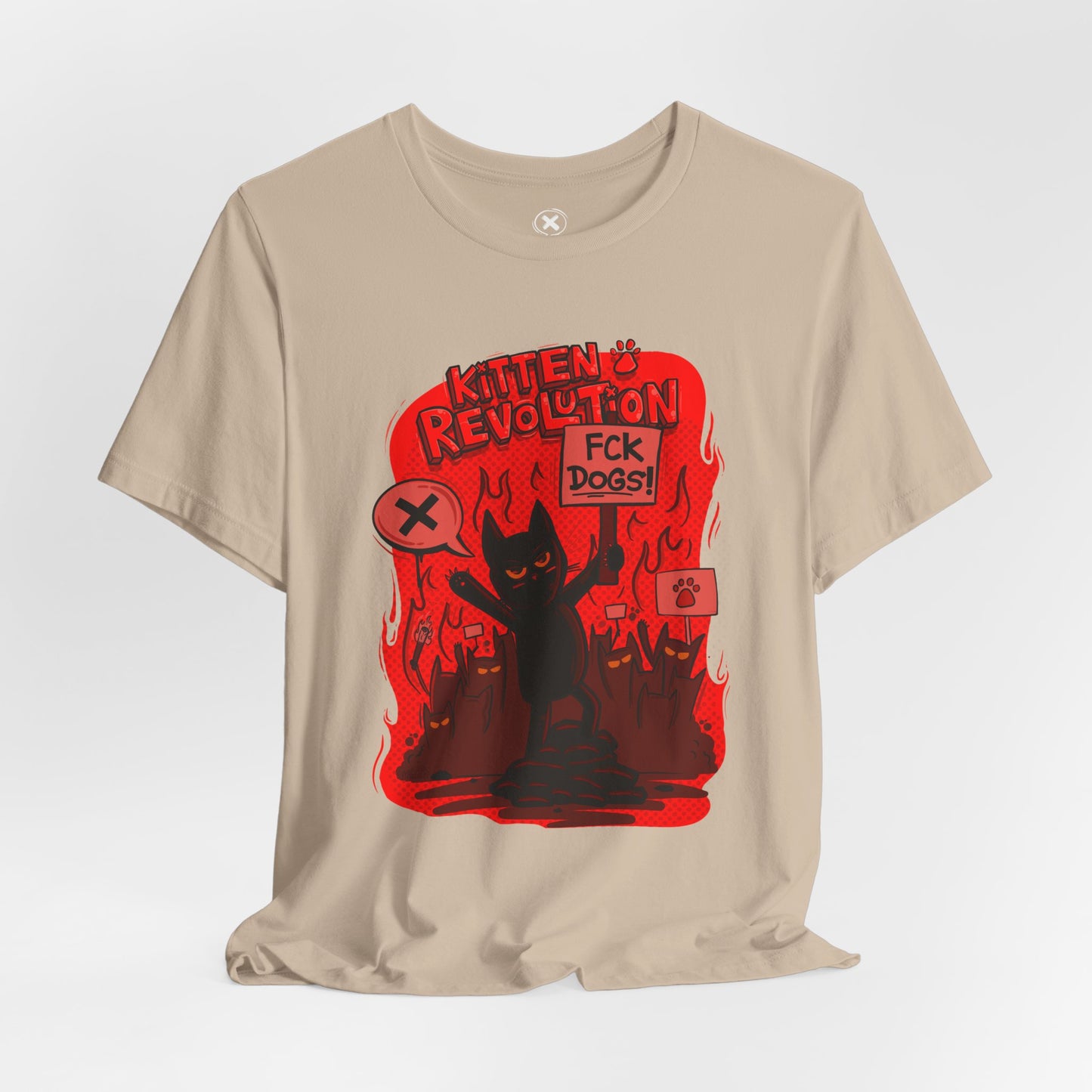 Kitten Revolution | Unisex Shirt | Streetwear | Cartoon Graphic Tee | Funny Gift