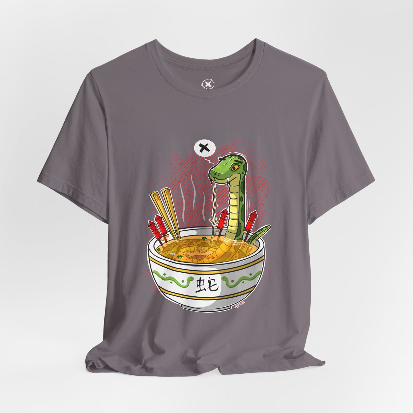 Ramen Snake | Unisex Shirt | Streetwear | Cartoon Graphic Tee | Funny Gift