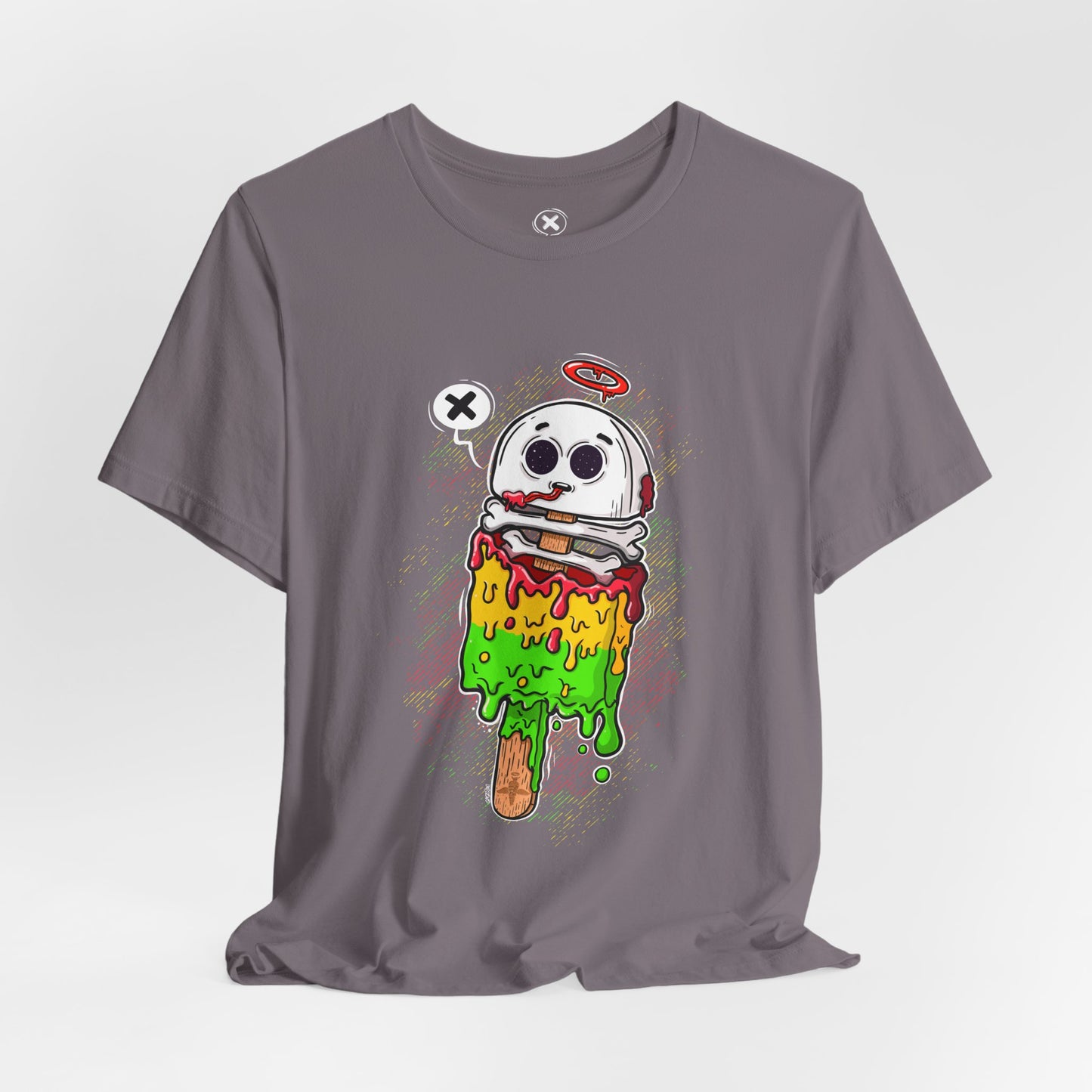 Melting Skull Popsicle | Unisex Shirt | Streetwear | Cartoon Graphic Tee | Funny Gift