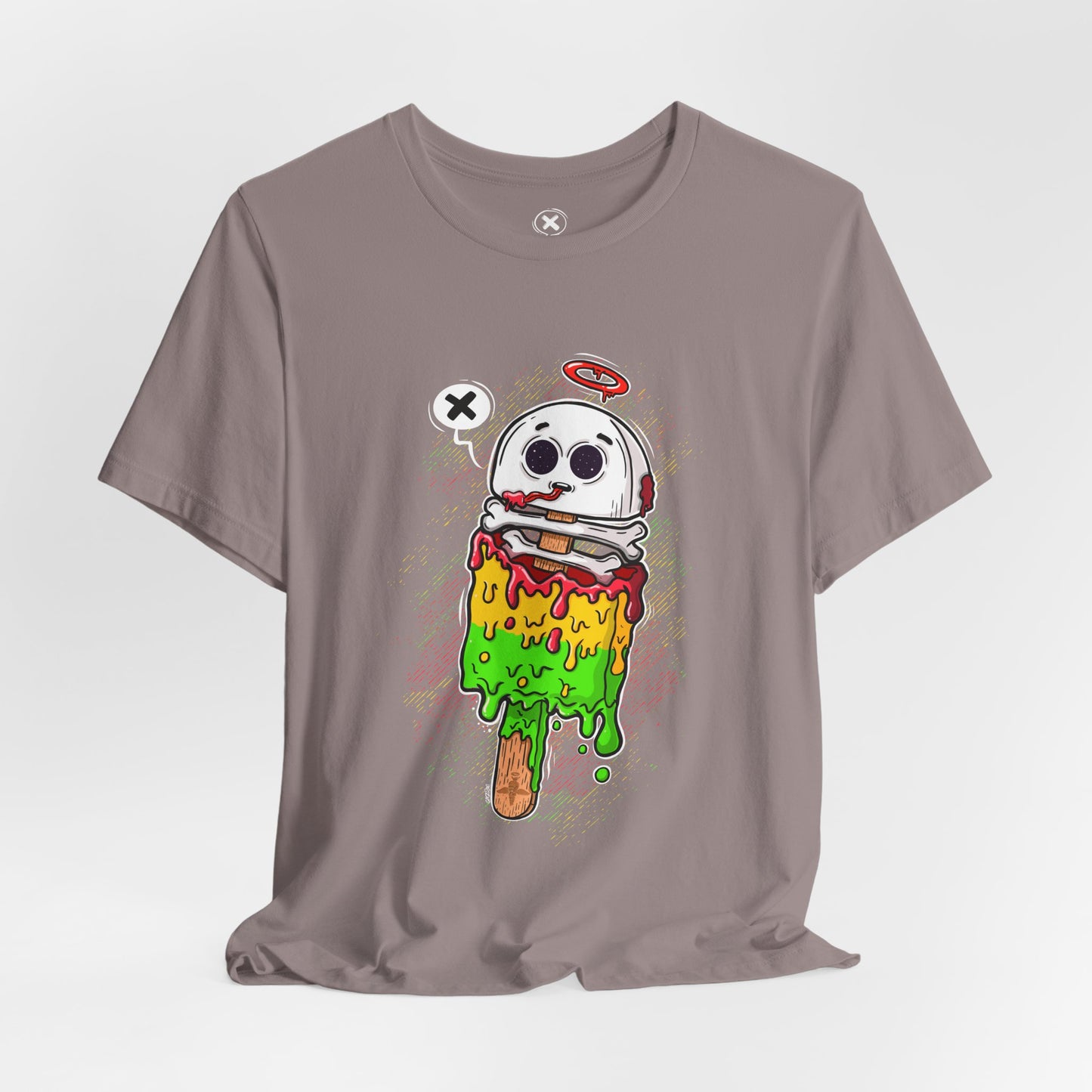 Melting Skull Popsicle | Unisex Shirt | Streetwear | Cartoon Graphic Tee | Funny Gift