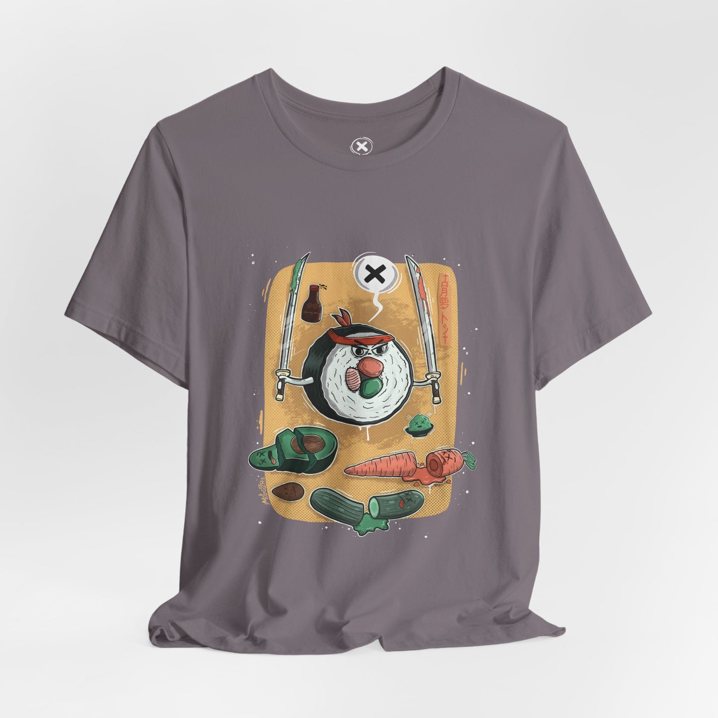 Ninja Sushi | Unisex Shirt | Streetwear | Cartoon Graphic Tee | Funny Gift