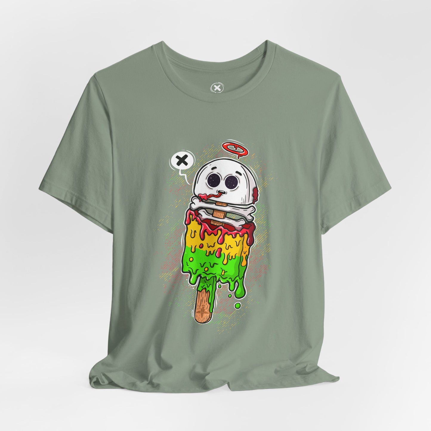 Melting Skull Popsicle | Unisex Shirt | Streetwear | Cartoon Graphic Tee | Funny Gift