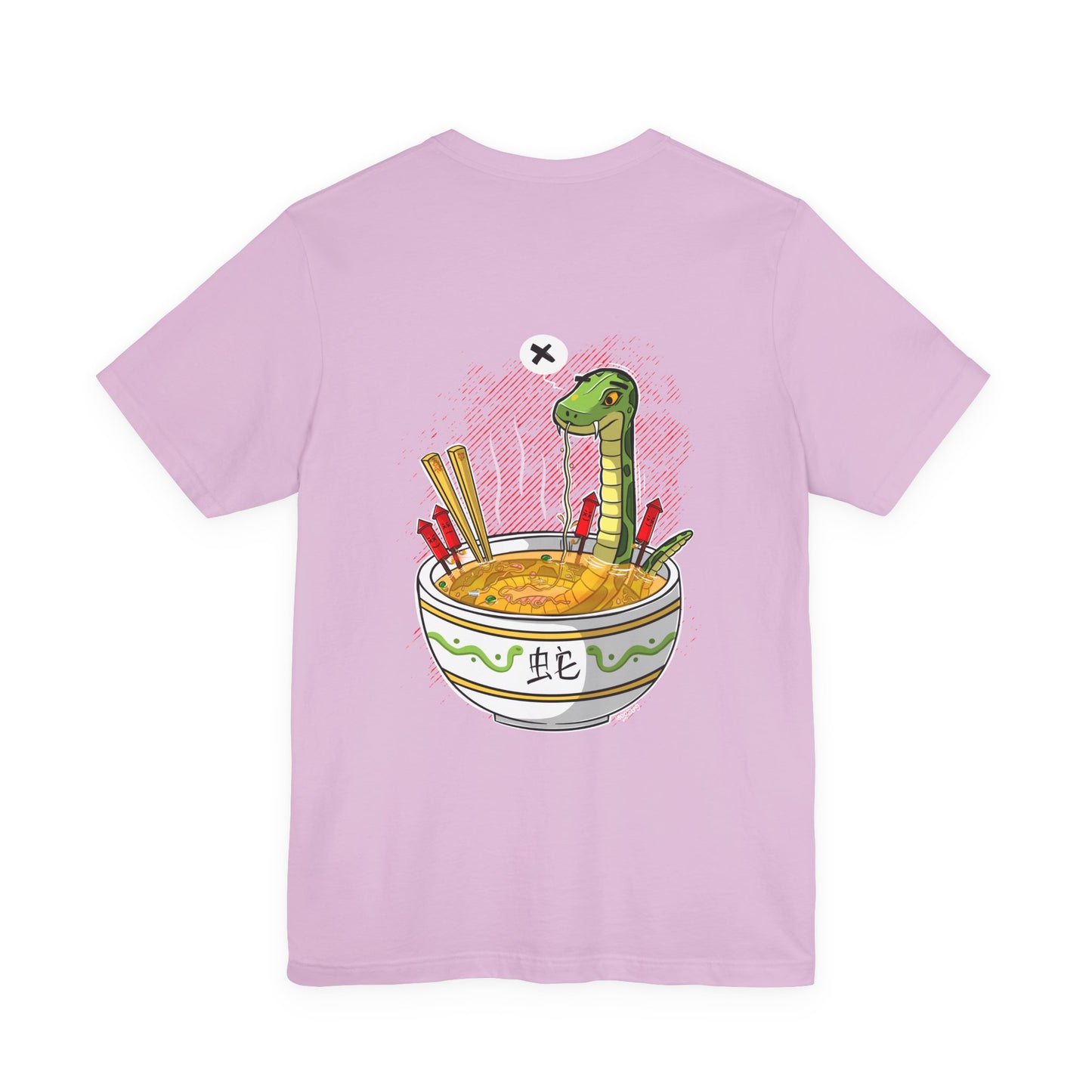 Ramen Snake | Unisex Shirt | Streetwear | Cartoon Graphic Tee | Funny Gift