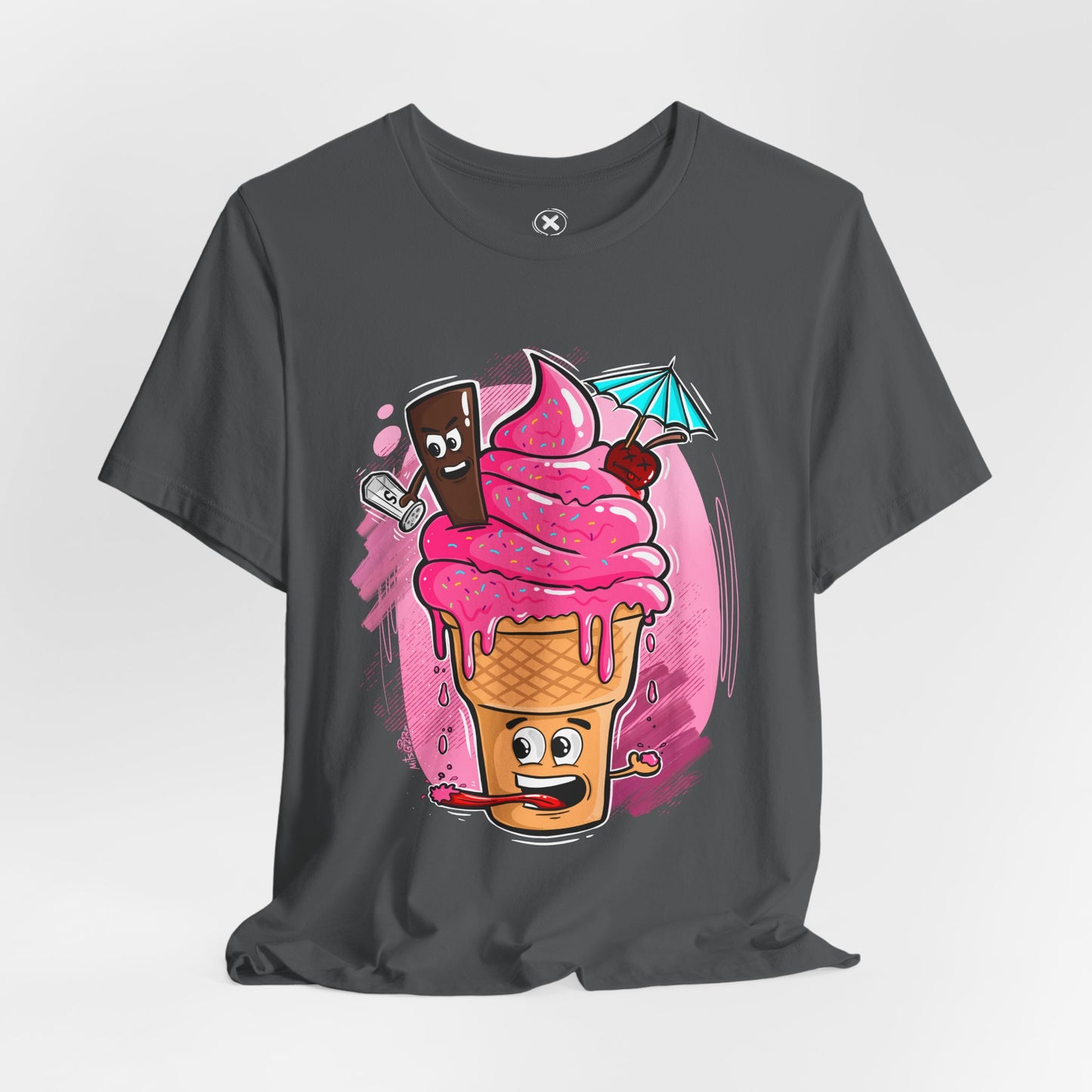 Ice Cream Chaos | Funny Dessert Shirt | Cartoon Food Tee | Gift for Friends