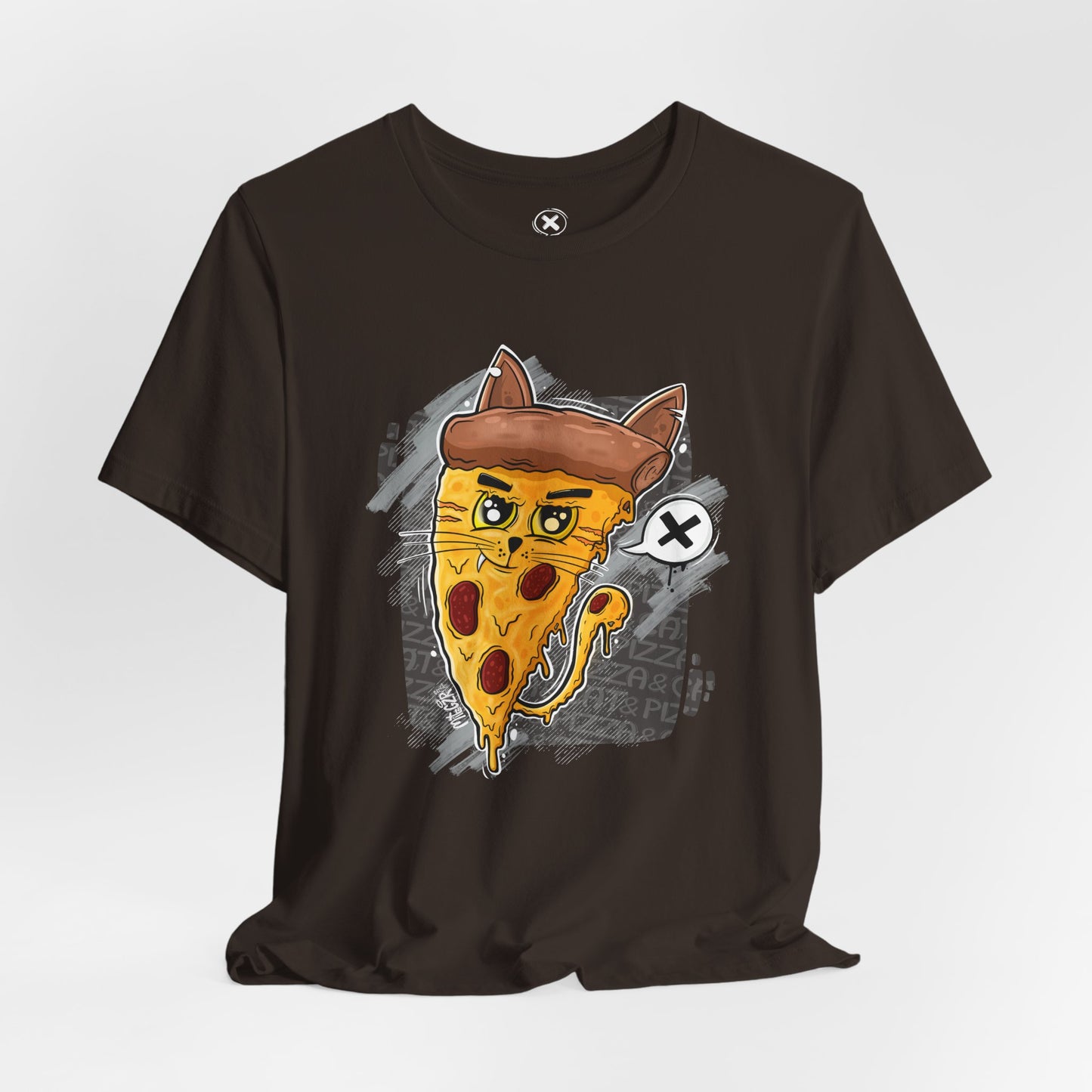 Pizza Cat | Funny Cat Shirt | Cartoon Pizza Tee | Streetwear Style | Gift for Friends