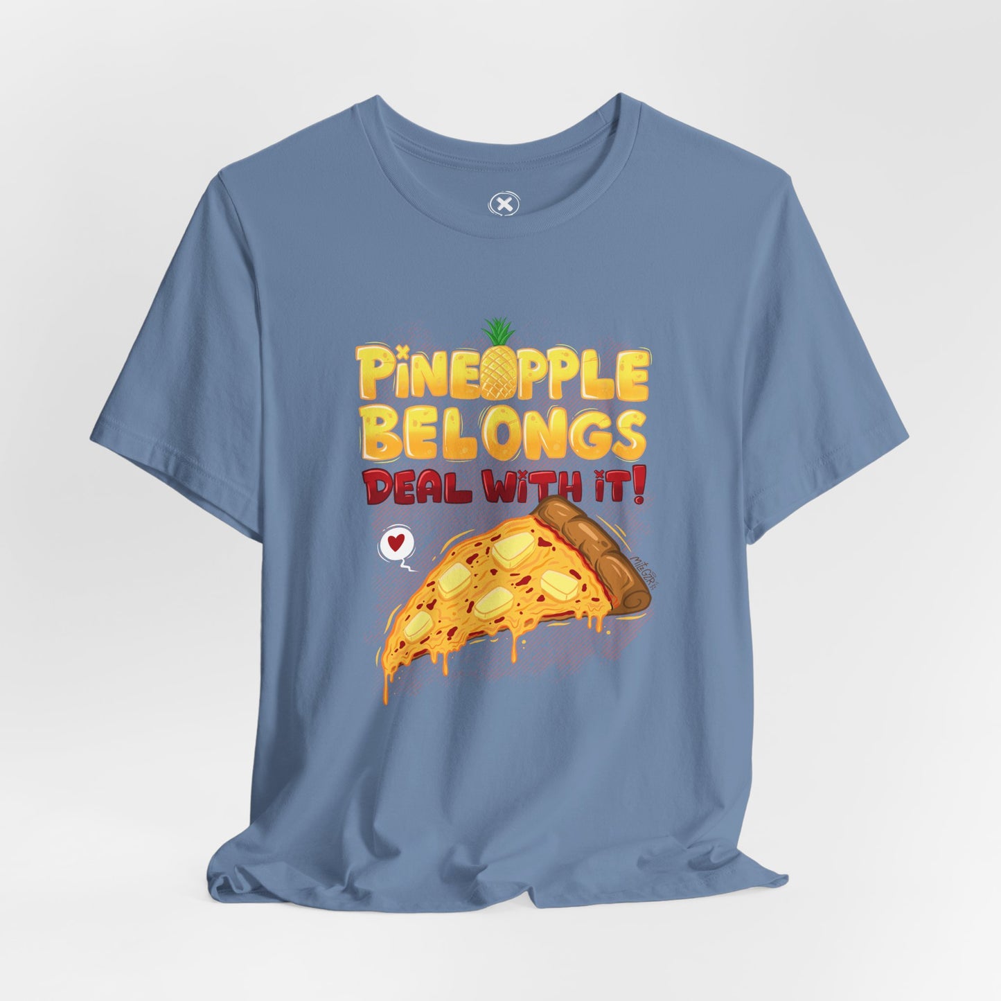 Pineapple Pizza Lovers | Unisex Shirt | Streetwear | Cartoon Graphic Tee | Funny Gift