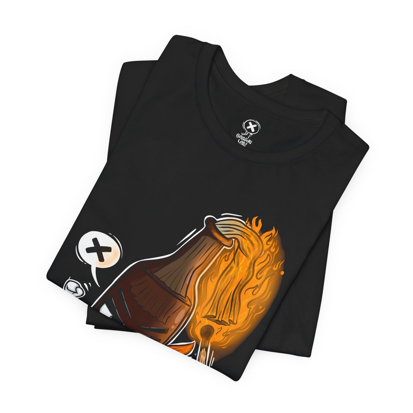 Molotov Spirit | Unisex Shirt | Streetwear | Cartoon Graphic Tee | Funny Gift