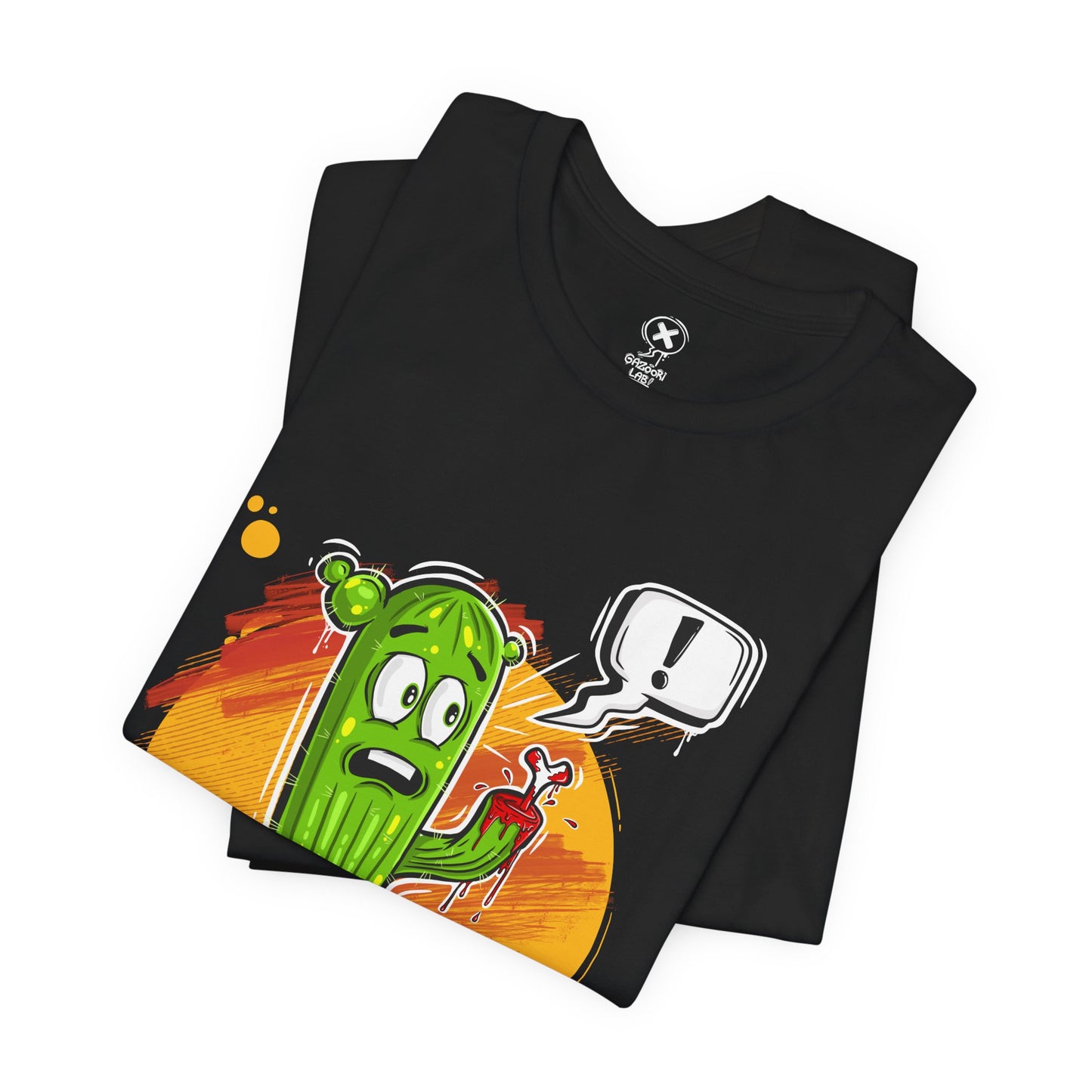 Bloody Cactus | Unisex Shirt | Streetwear | Cartoon Graphic Tee | Funny Gift