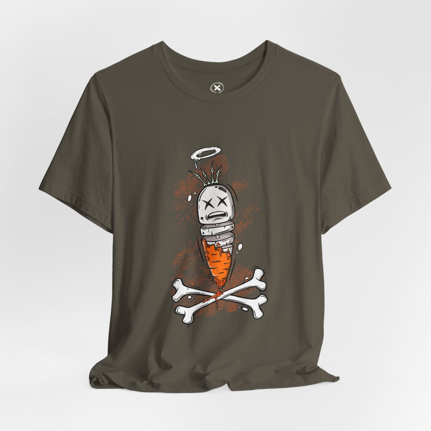 Skeleton Carrot | Unisex Shirt | Streetwear | Cartoon Graphic Tee | Funny Gift