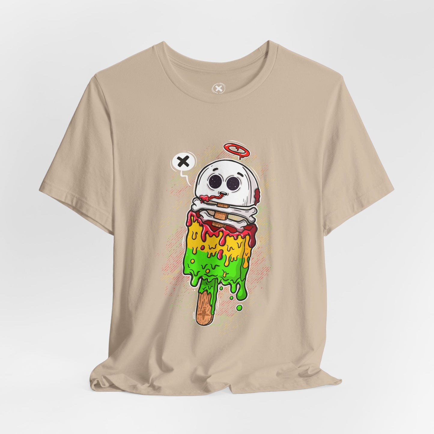 Melting Skull Popsicle | Unisex Shirt | Streetwear | Cartoon Graphic Tee | Funny Gift