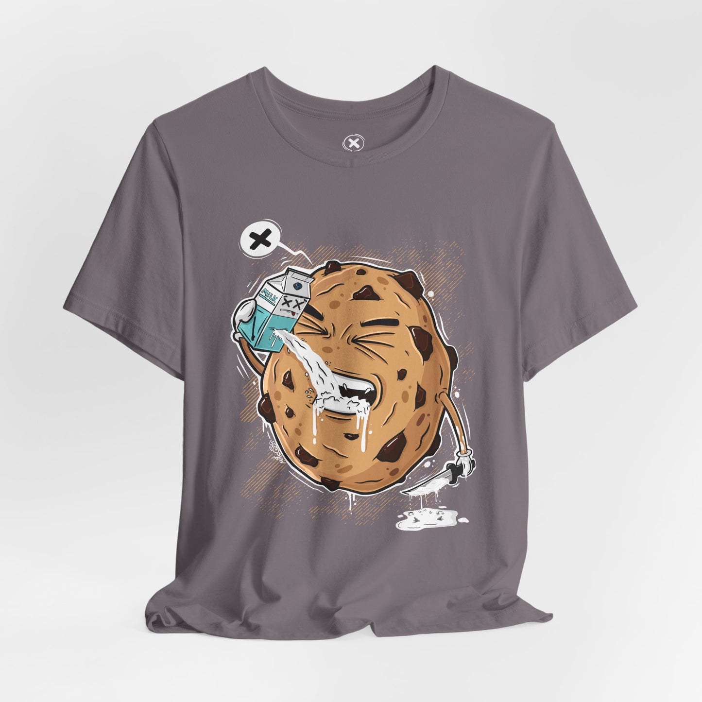 Milk & Cookie Chaos | Unisex Shirt | Streetwear | Cartoon Graphic Tee | Funny Gift