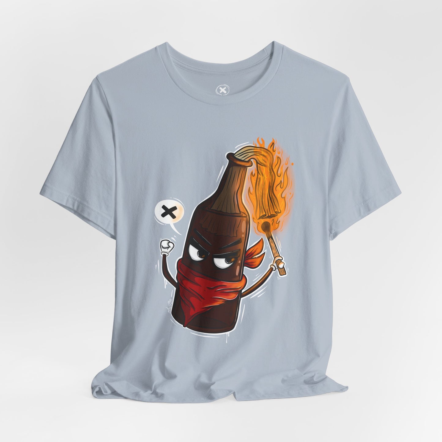 Molotov Spirit | Unisex Shirt | Streetwear | Cartoon Graphic Tee | Funny Gift