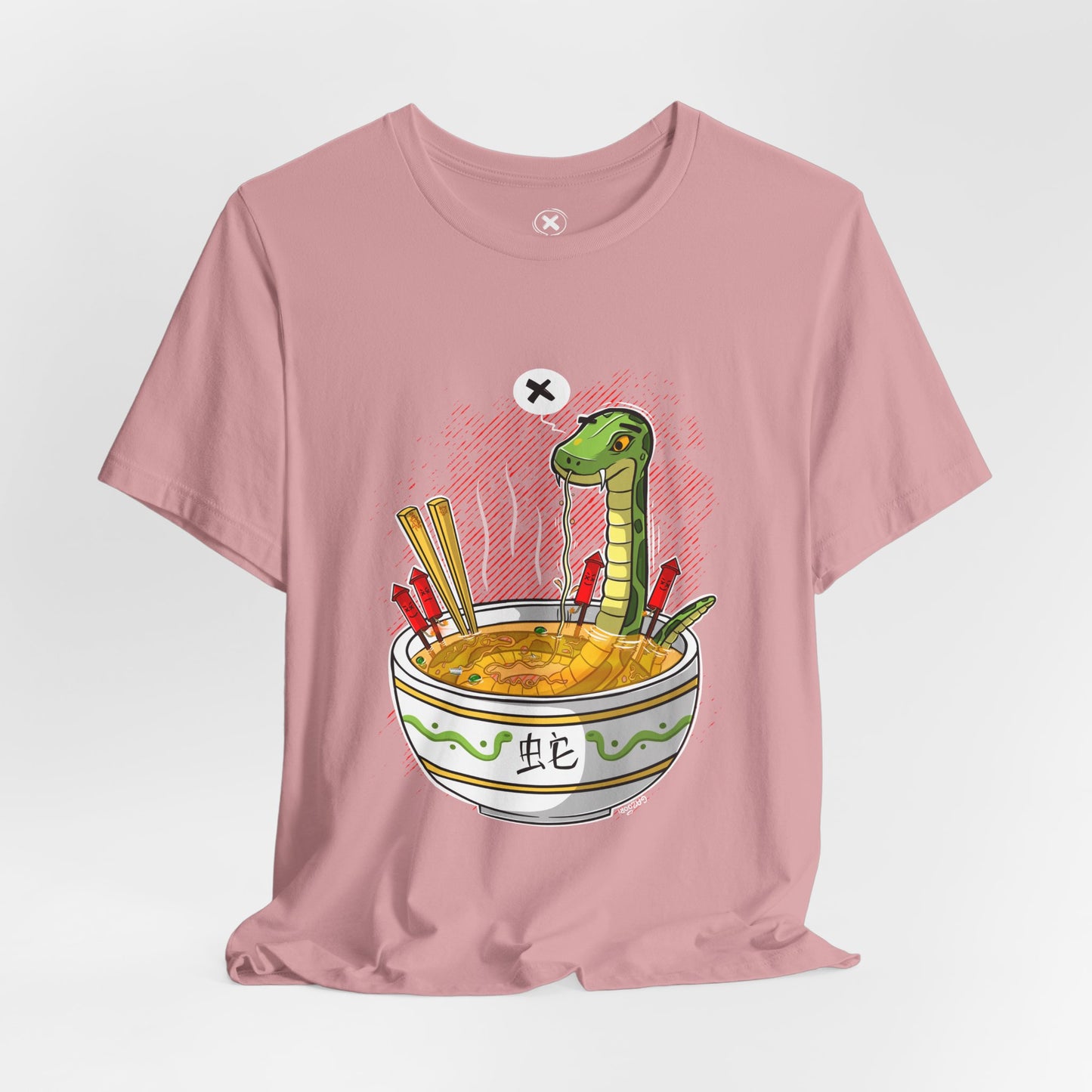 Ramen Snake | Unisex Shirt | Streetwear | Cartoon Graphic Tee | Funny Gift