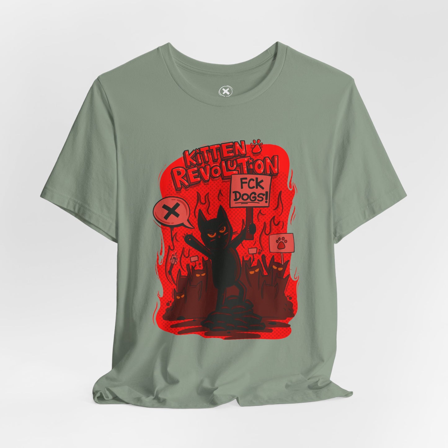 Kitten Revolution | Unisex Shirt | Streetwear | Cartoon Graphic Tee | Funny Gift