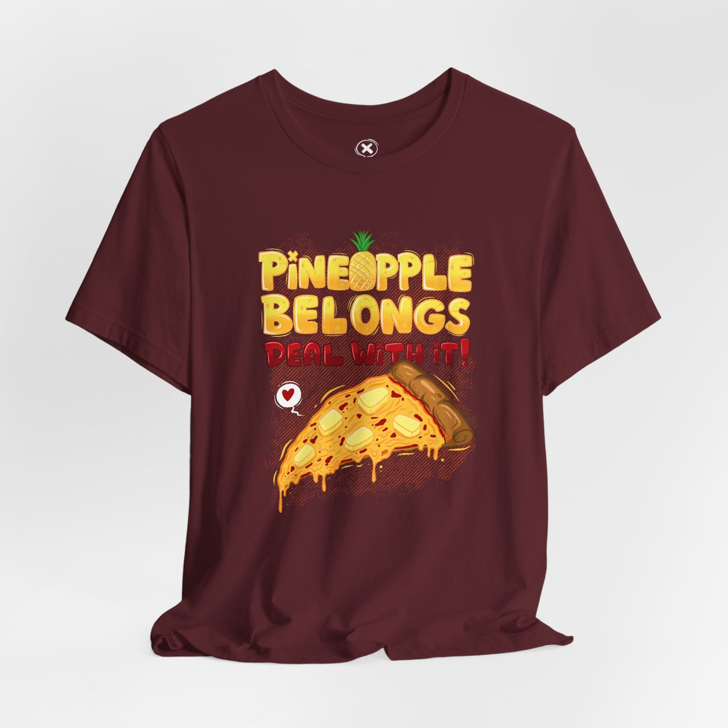 Pineapple Pizza Lovers | Unisex Shirt | Streetwear | Cartoon Graphic Tee | Funny Gift