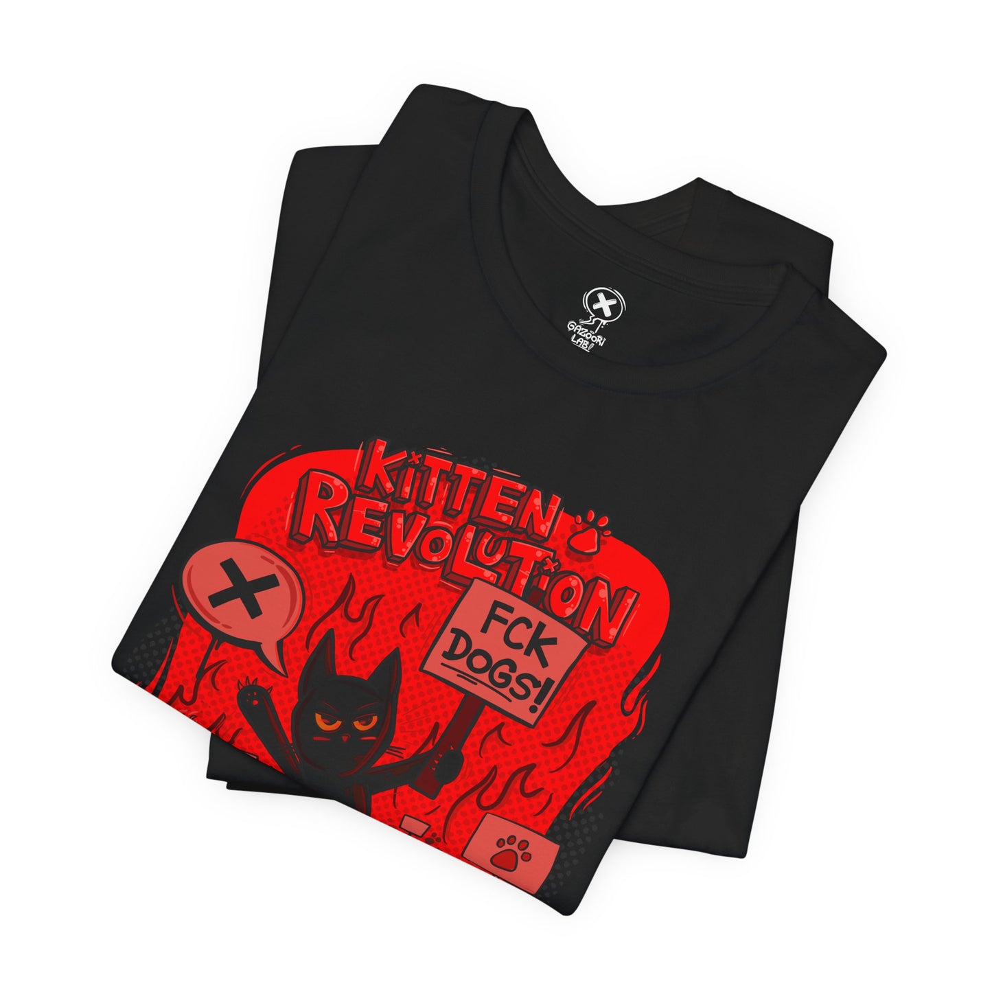 Kitten Revolution | Unisex Shirt | Streetwear | Cartoon Graphic Tee | Funny Gift