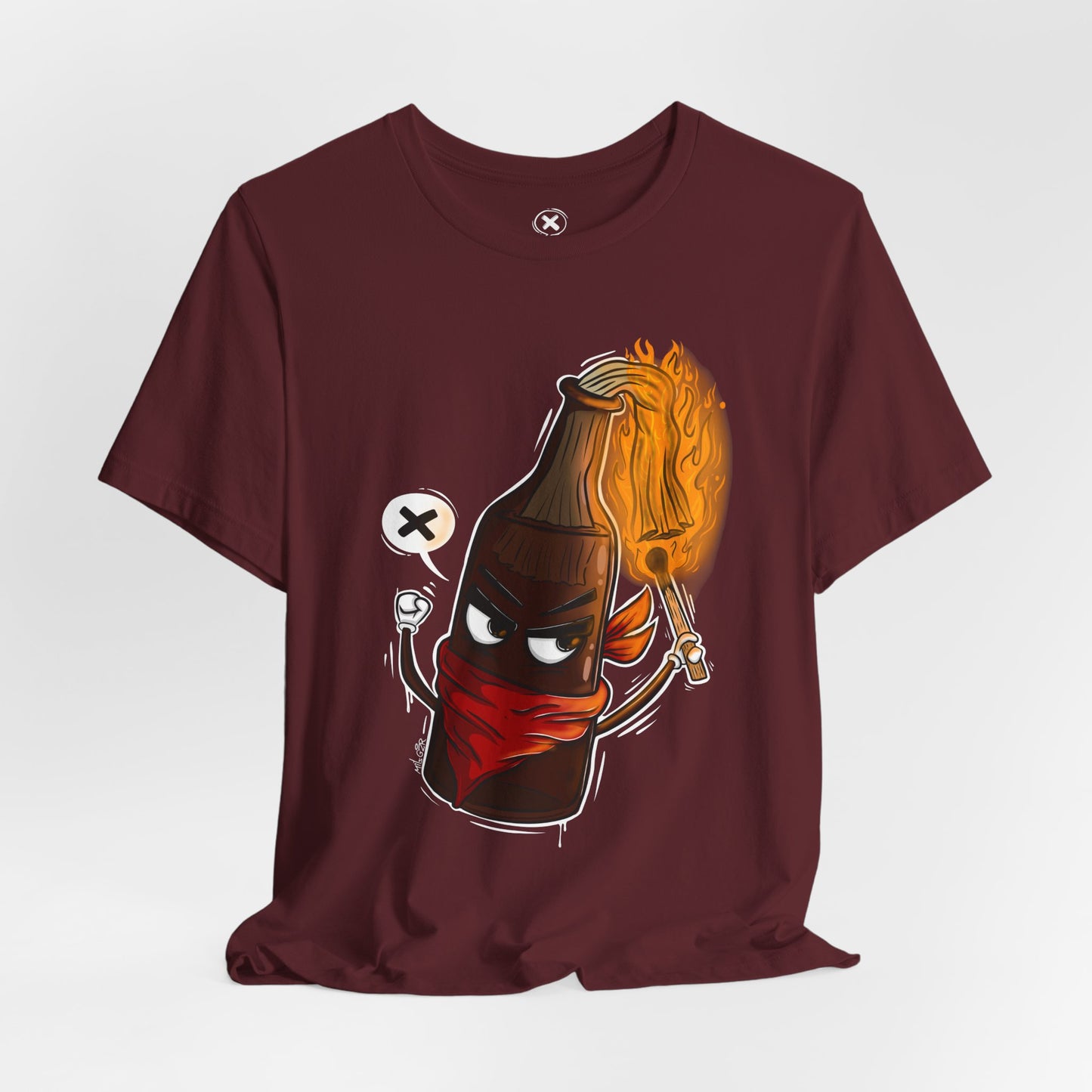 Molotov Spirit | Unisex Shirt | Streetwear | Cartoon Graphic Tee | Funny Gift