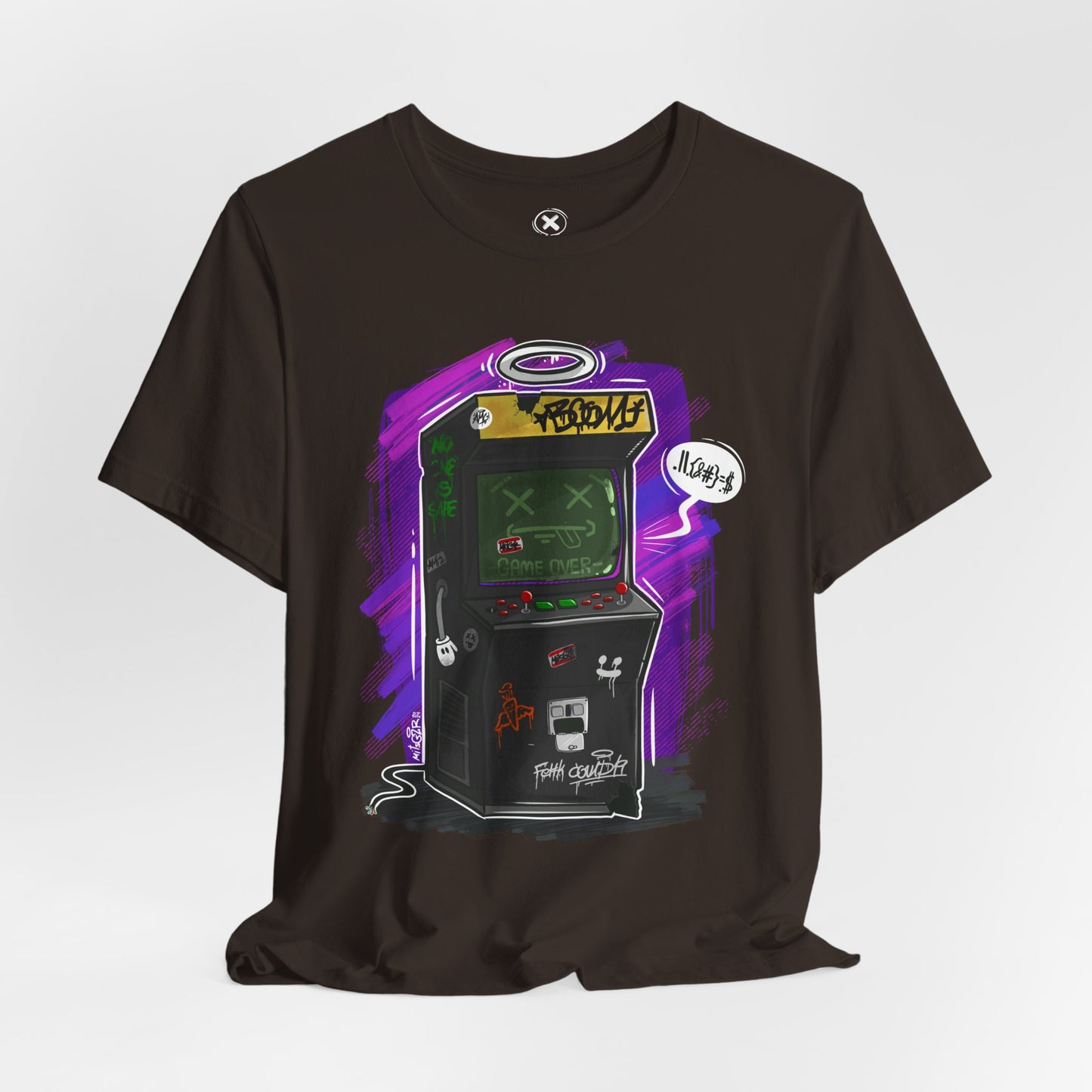 rcade Machine | Unisex Shirt | Streetwear | Cartoon Graphic Tee | Funny Gift
