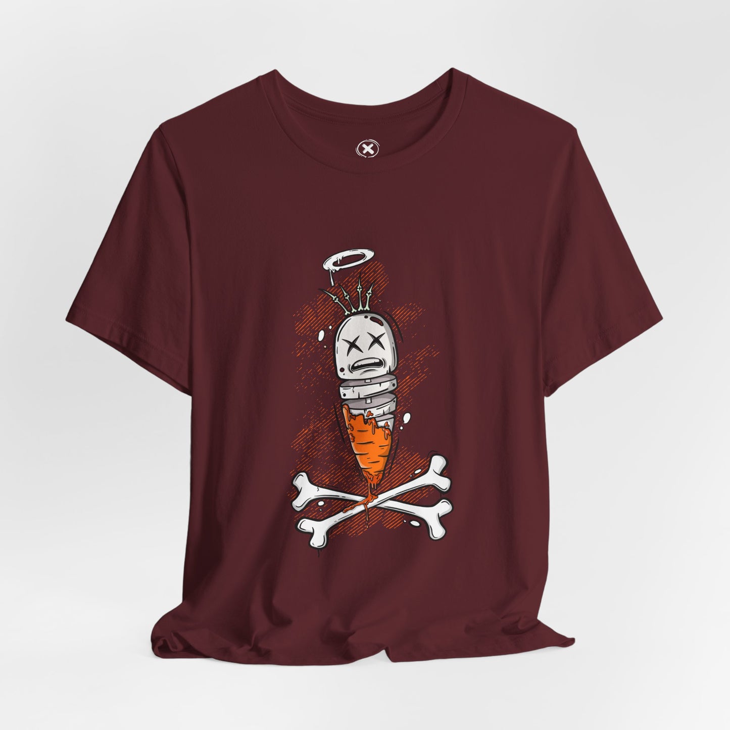 Skeleton Carrot | Unisex Shirt | Streetwear | Cartoon Graphic Tee | Funny Gift