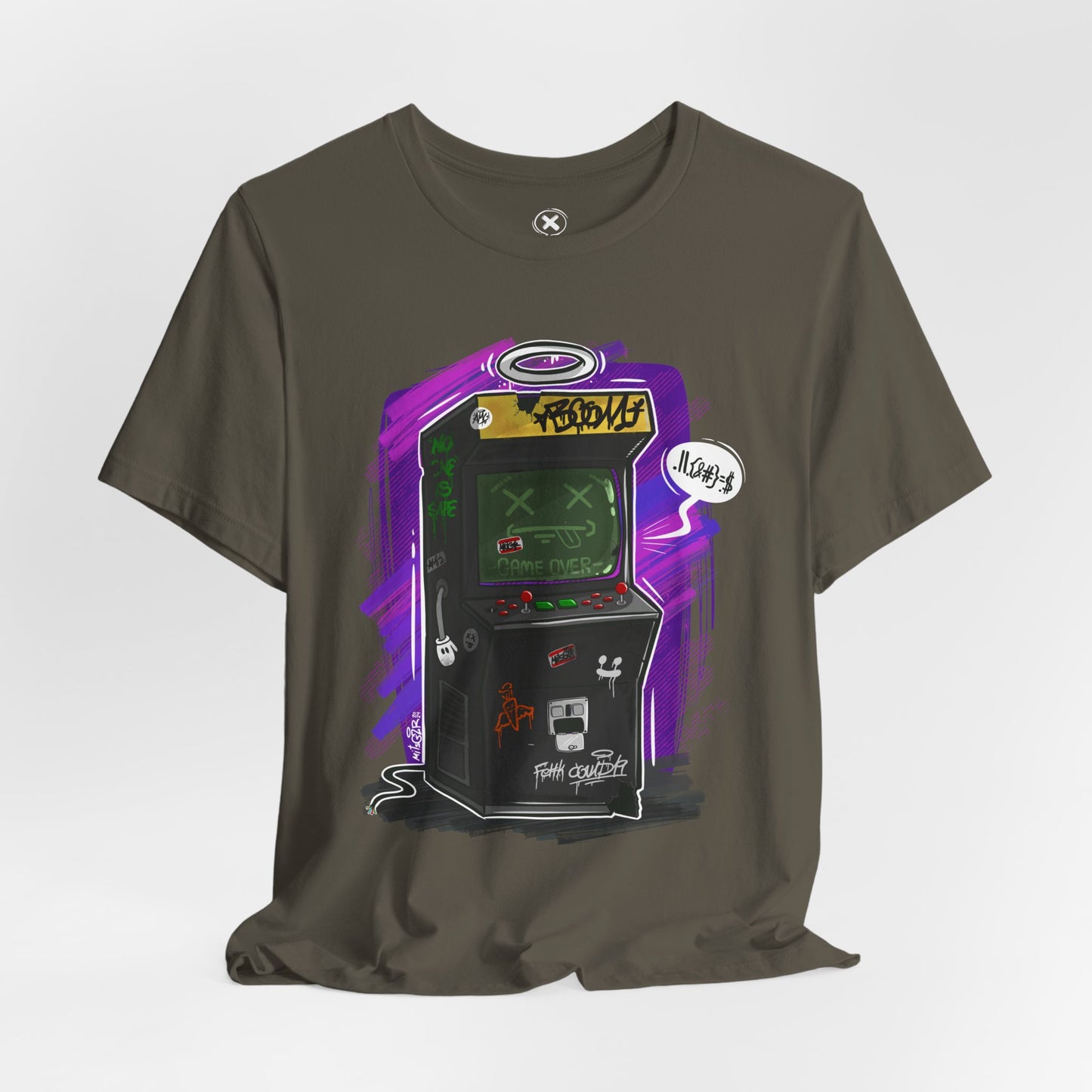 rcade Machine | Unisex Shirt | Streetwear | Cartoon Graphic Tee | Funny Gift