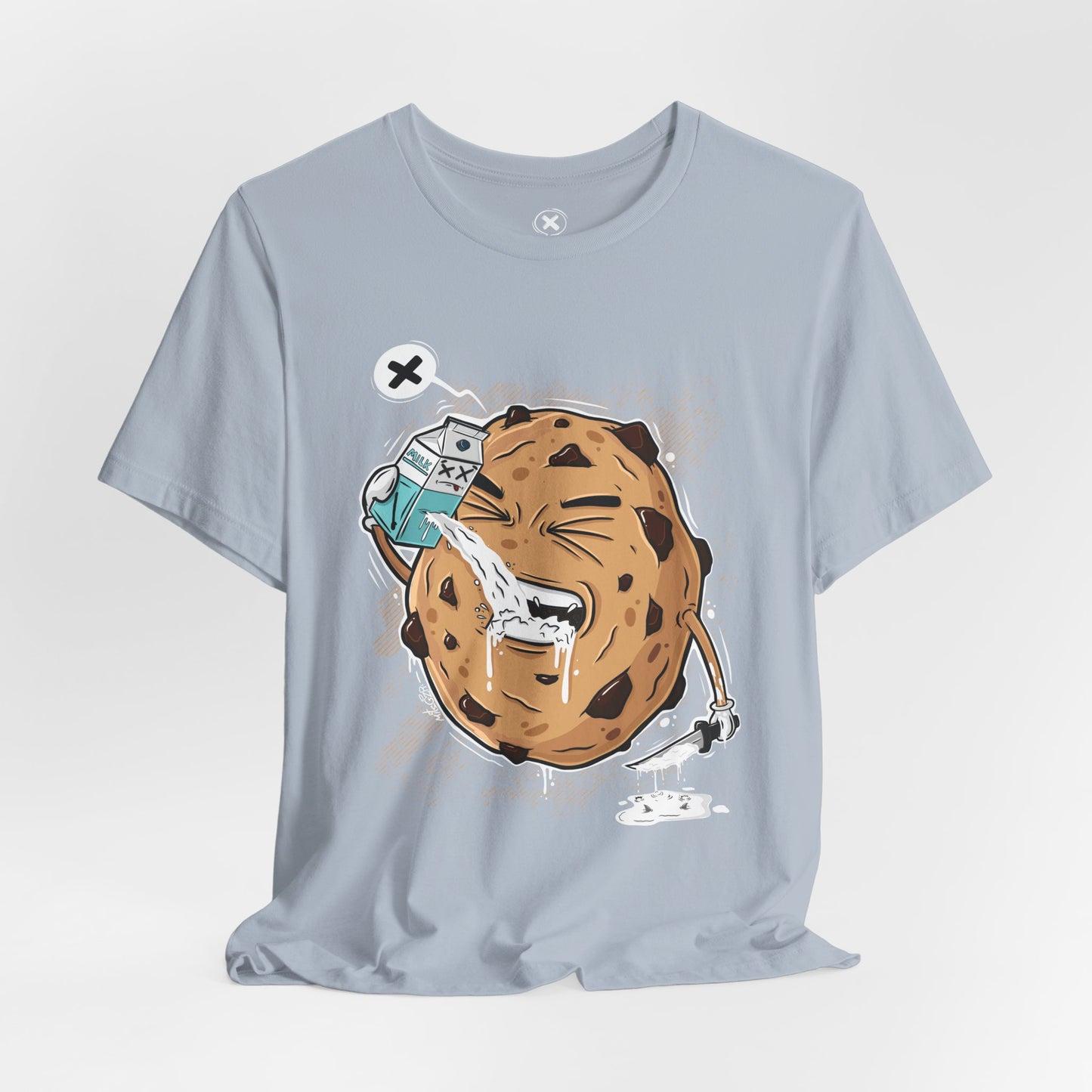 Milk & Cookie Chaos | Unisex Shirt | Streetwear | Cartoon Graphic Tee | Funny Gift
