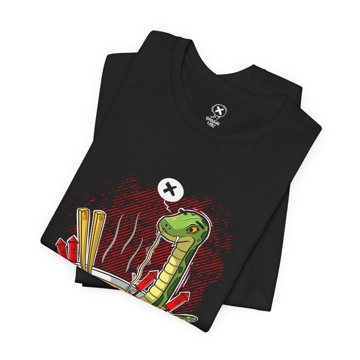 Ramen Snake | Unisex Shirt | Streetwear | Cartoon Graphic Tee | Funny Gift