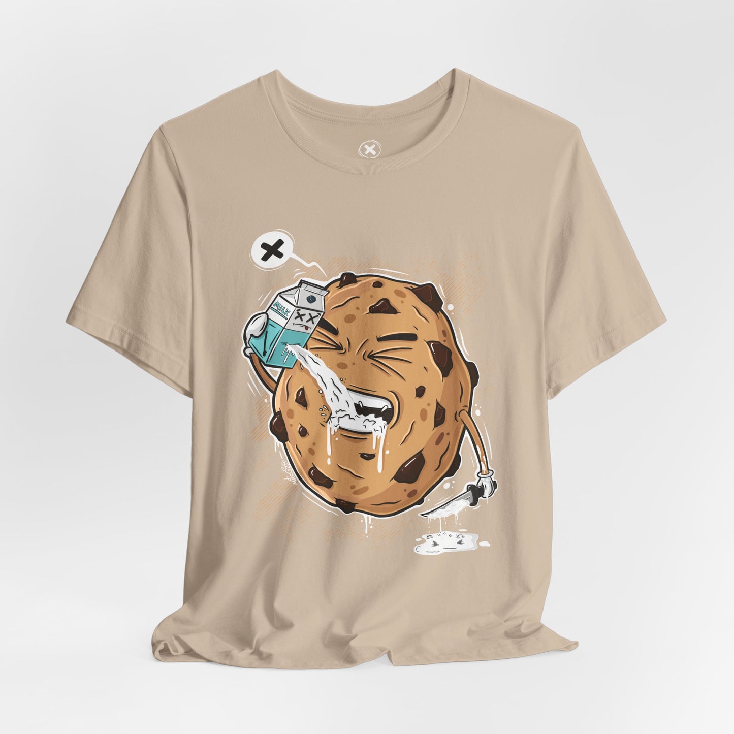 Milk & Cookie Chaos | Unisex Shirt | Streetwear | Cartoon Graphic Tee | Funny Gift