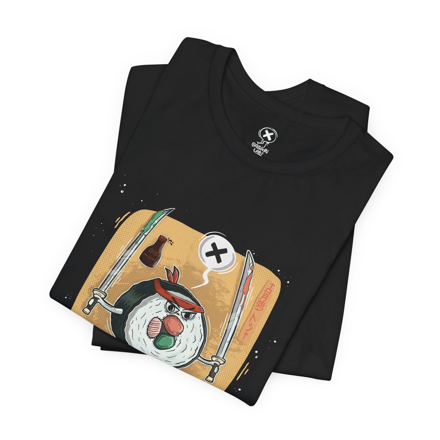 Ninja Sushi | Unisex Shirt | Streetwear | Cartoon Graphic Tee | Funny Gift