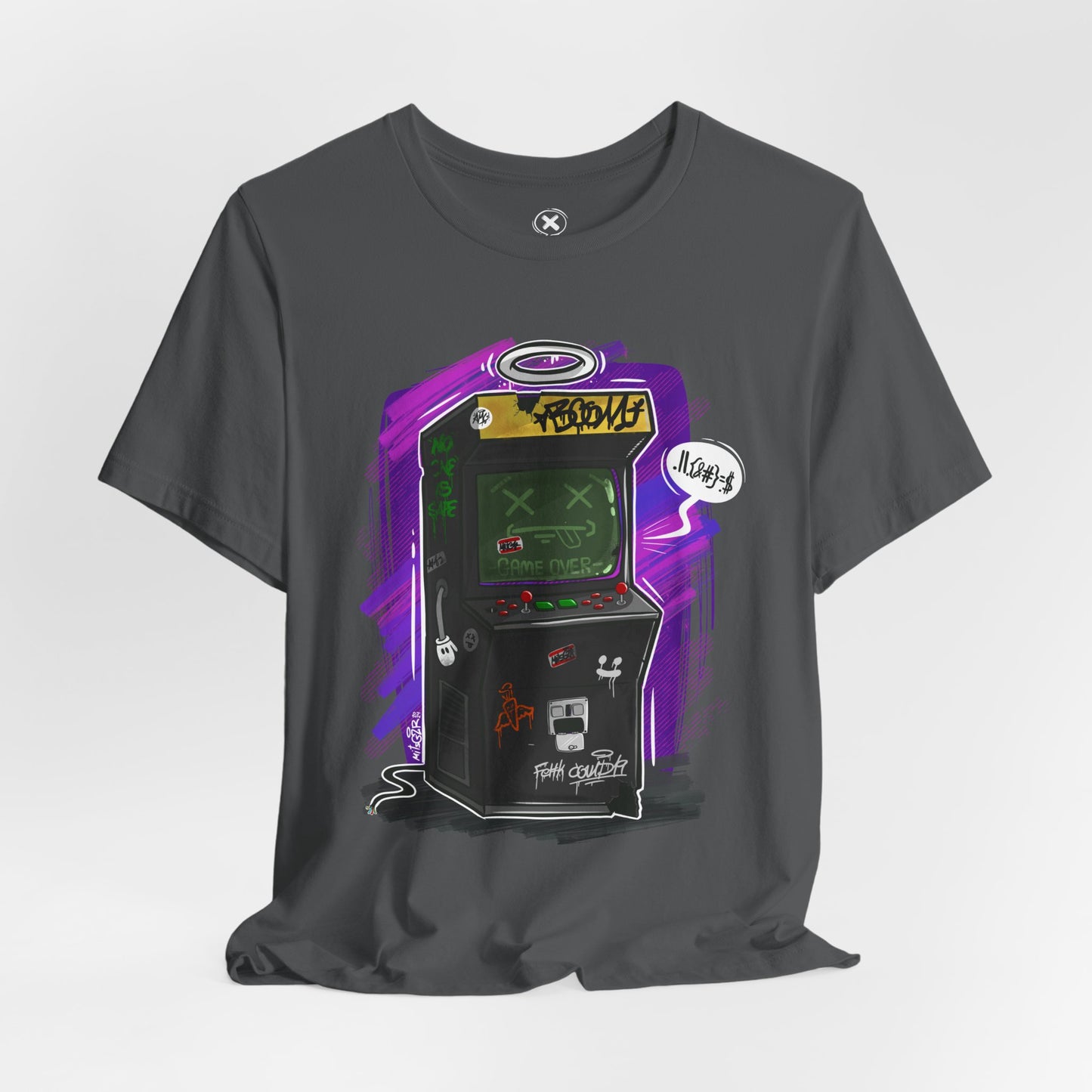 rcade Machine | Unisex Shirt | Streetwear | Cartoon Graphic Tee | Funny Gift