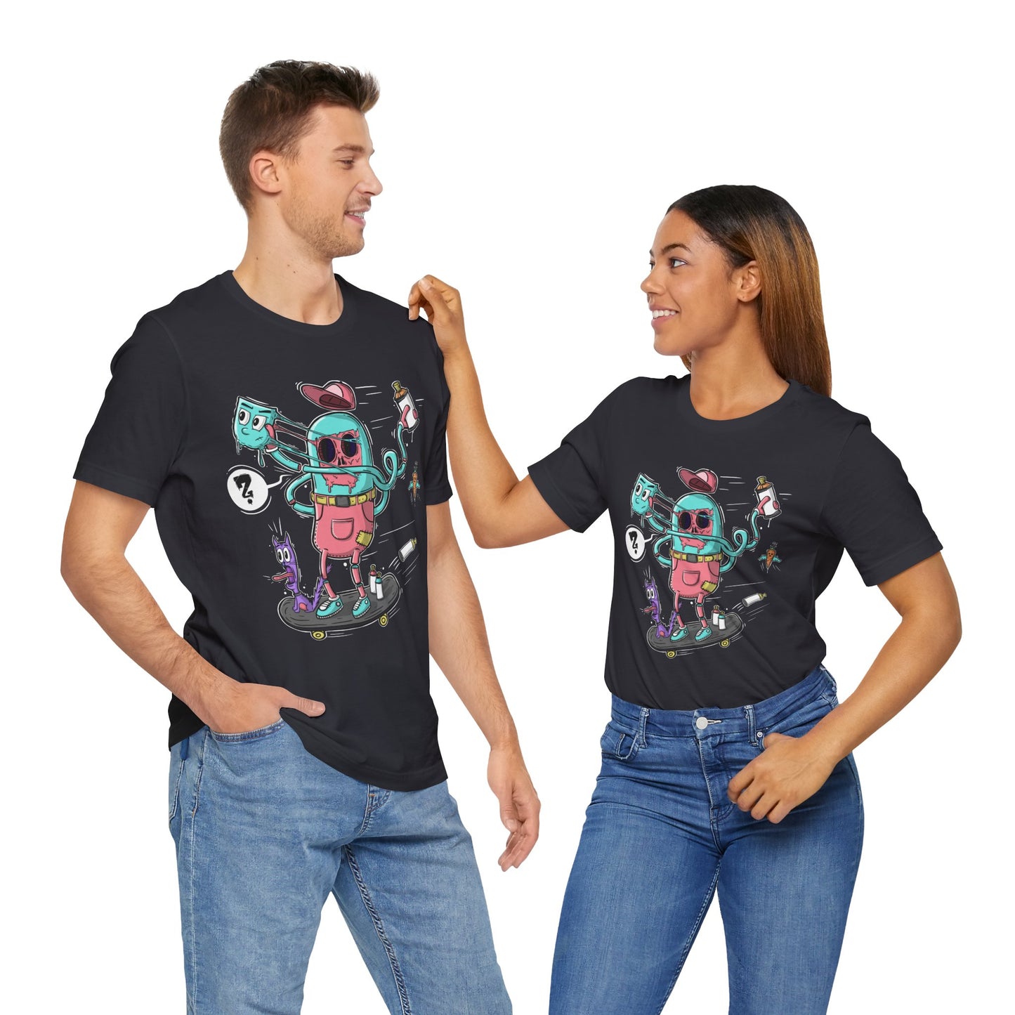 Mask Off Tee | Weird Skater Shirt | Funny Spray Can Graphic T-Shirt | Unisex Streetwear