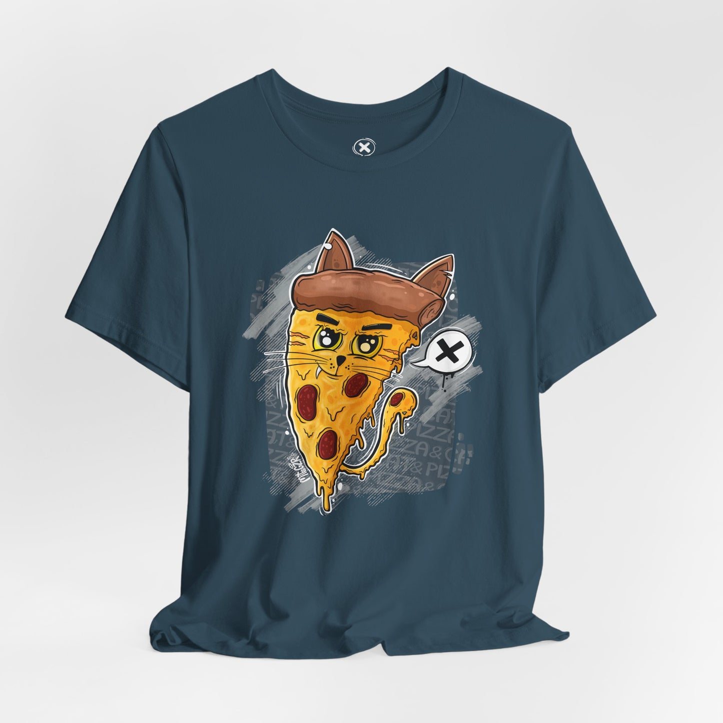 Pizza Cat | Funny Cat Shirt | Cartoon Pizza Tee | Streetwear Style | Gift for Friends