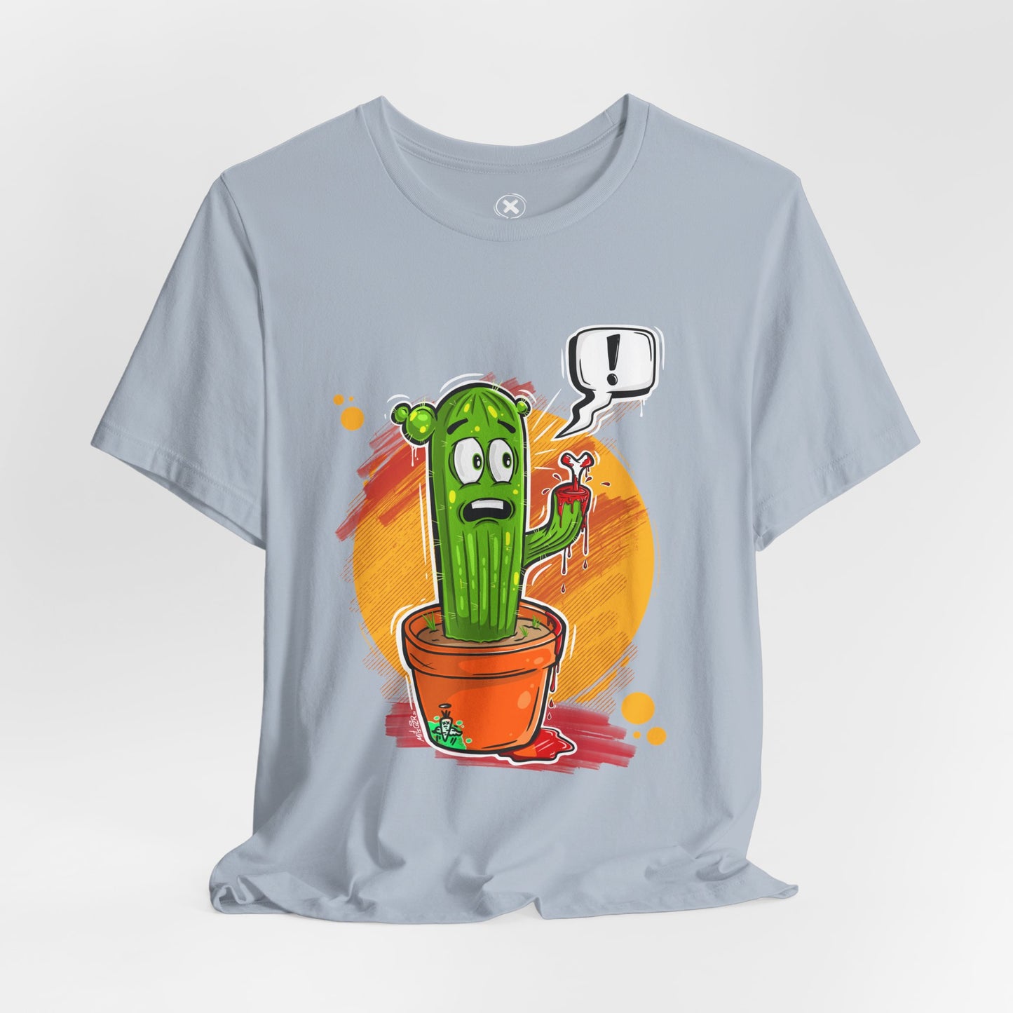Bloody Cactus | Unisex Shirt | Streetwear | Cartoon Graphic Tee | Funny Gift