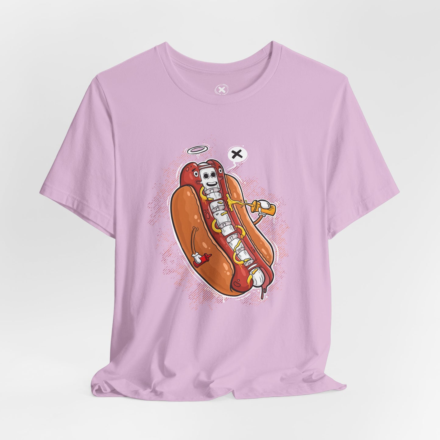 Hot Dog Skeleton | Unisex Shirt | Streetwear | Cartoon Graphic Tee | Funny Gift