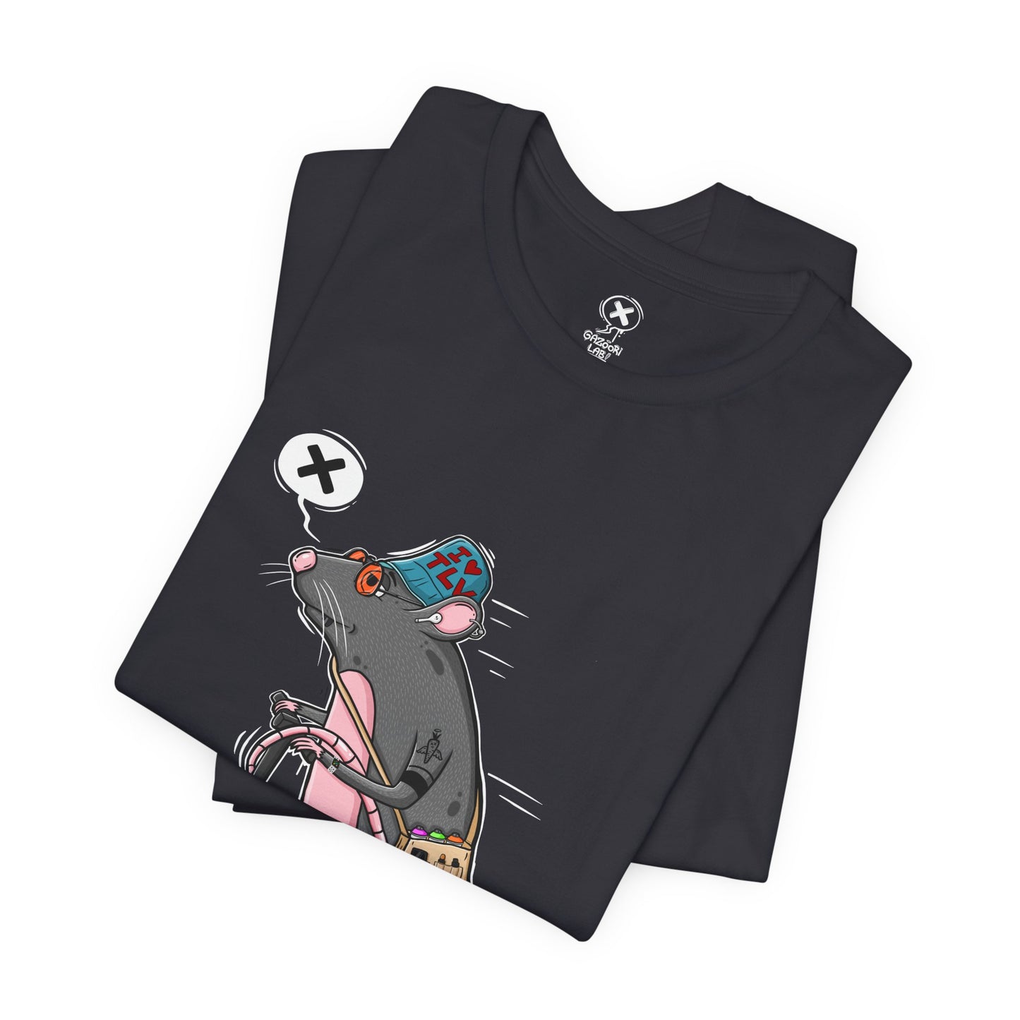 TLV Street Rat | Unisex Shirt | Streetwear | Cartoon Graphic Tee | Funny Gift