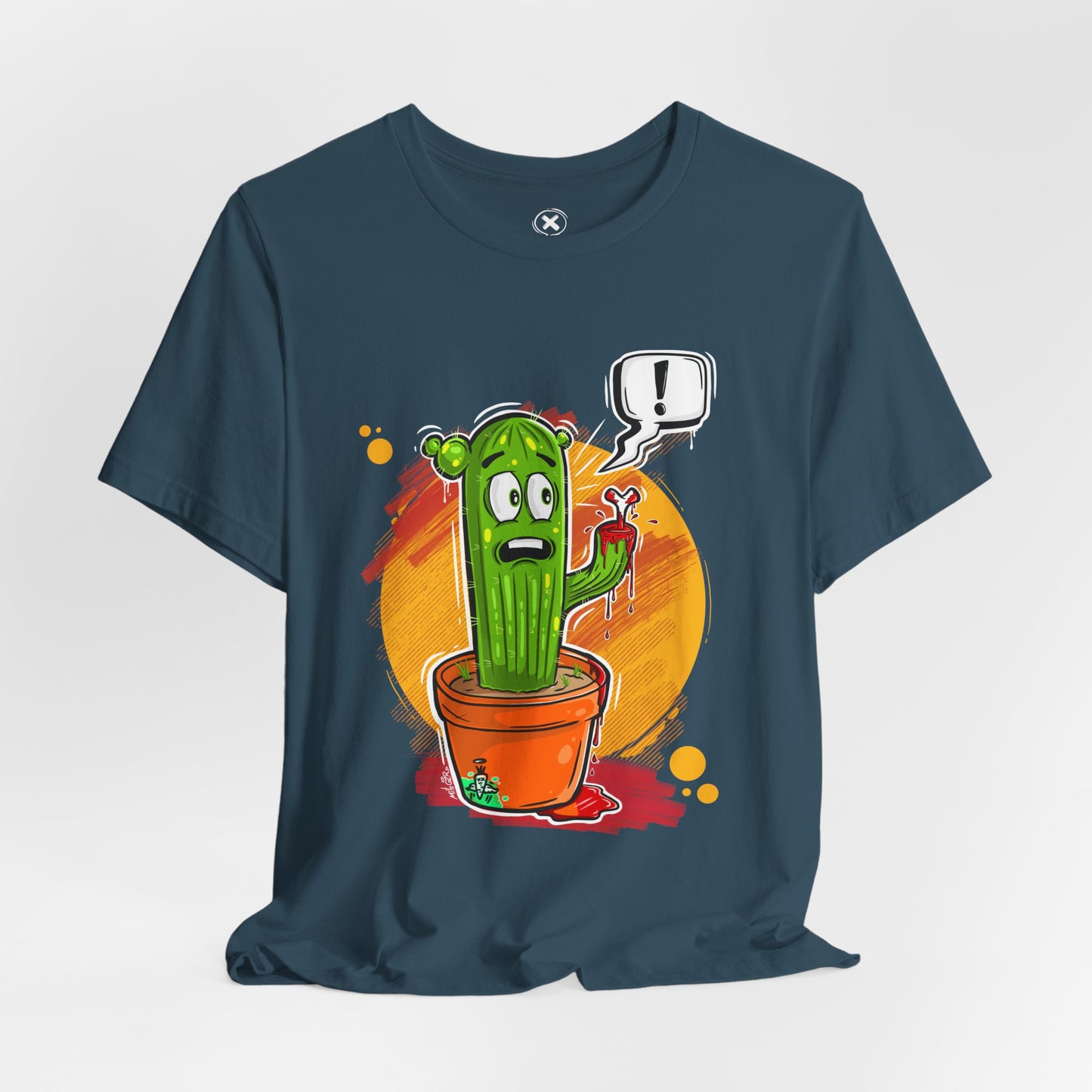Bloody Cactus | Unisex Shirt | Streetwear | Cartoon Graphic Tee | Funny Gift