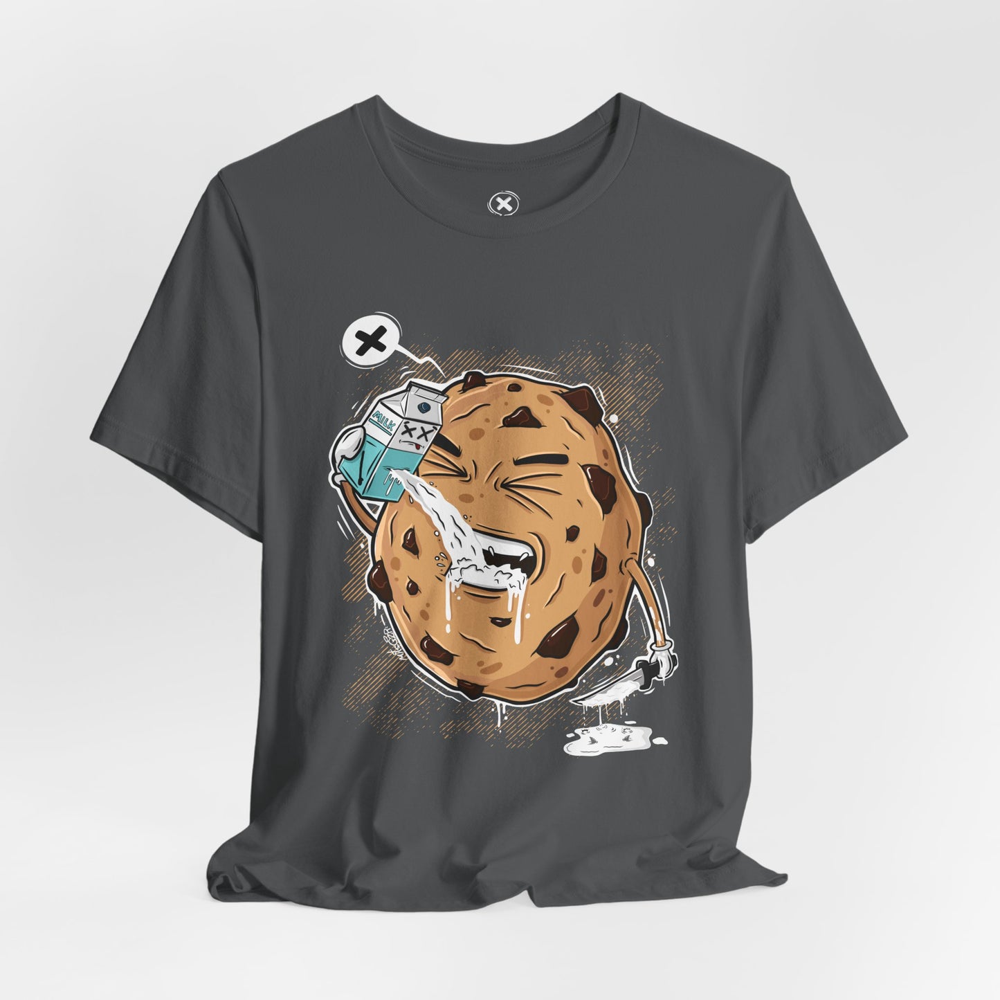 Milk & Cookie Chaos | Unisex Shirt | Streetwear | Cartoon Graphic Tee | Funny Gift