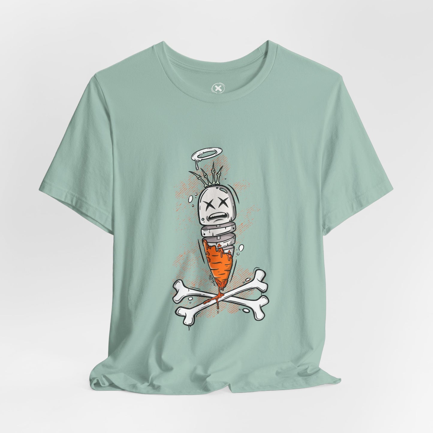Skeleton Carrot | Unisex Shirt | Streetwear | Cartoon Graphic Tee | Funny Gift