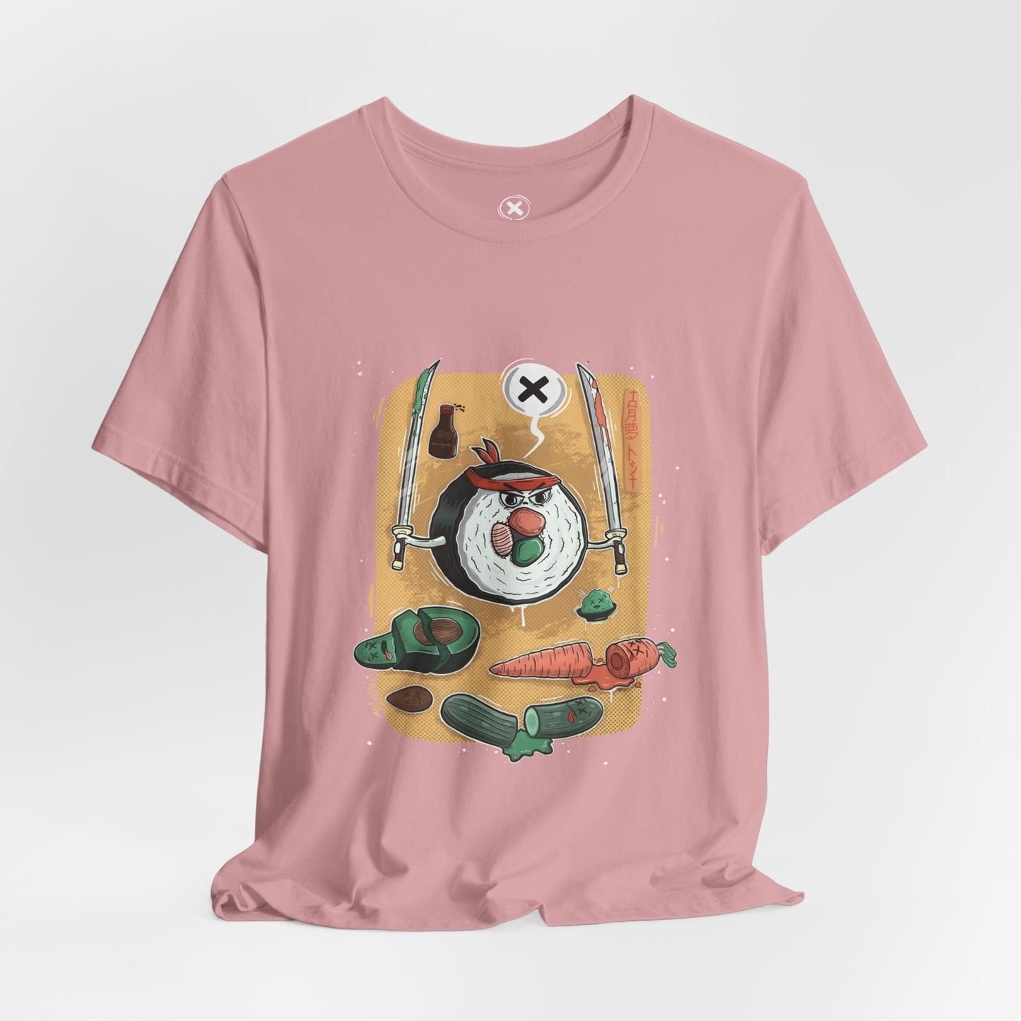Ninja Sushi | Unisex Shirt | Streetwear | Cartoon Graphic Tee | Funny Gift
